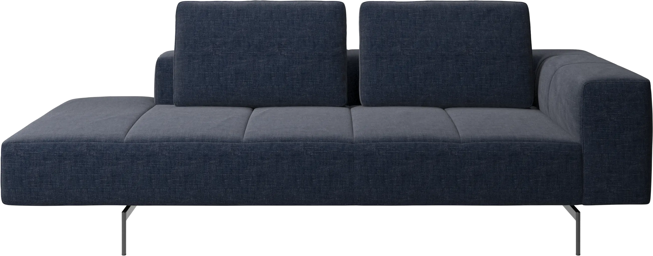 Amsterdam resting module for sofa, armrest right, open end left