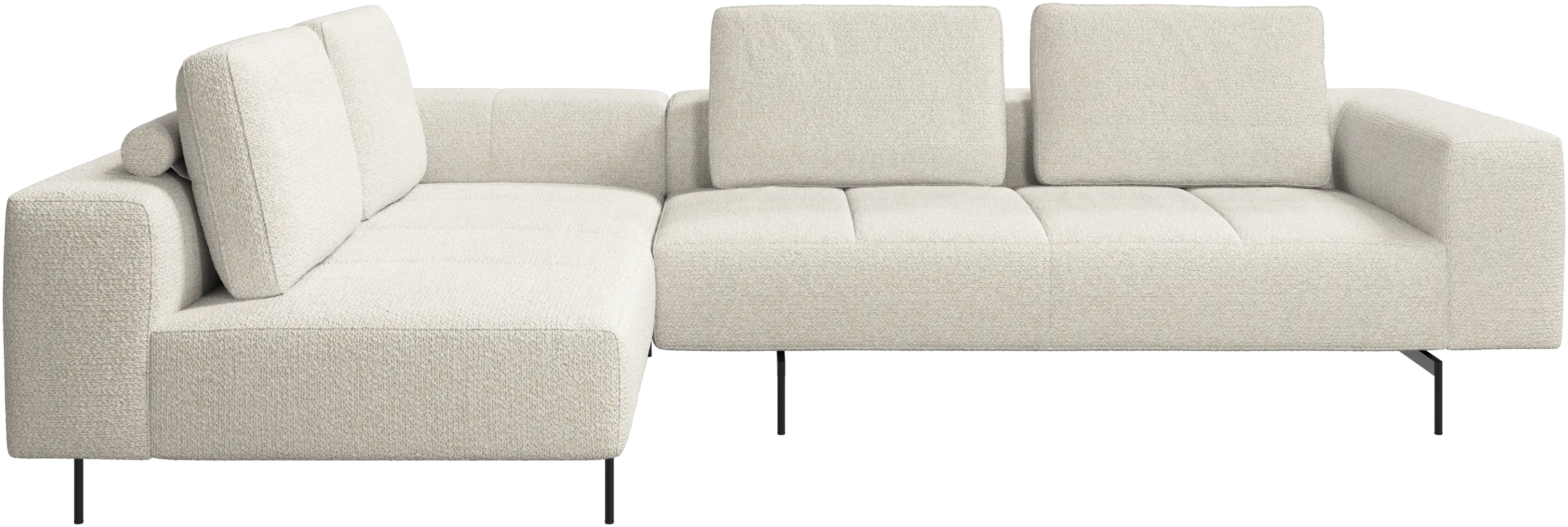 Amsterdam corner sofa with lounging unit