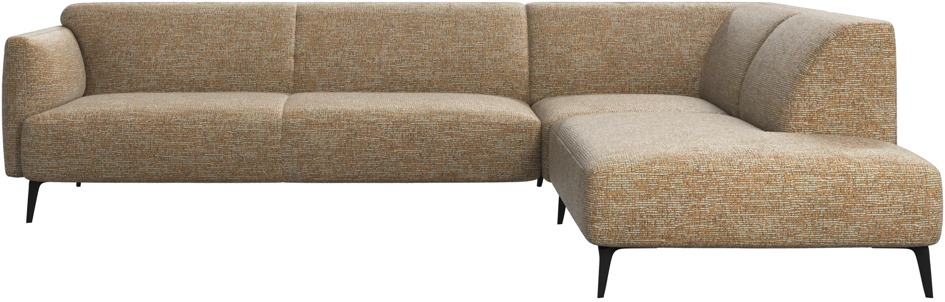 Modena corner sofa with lounging unit