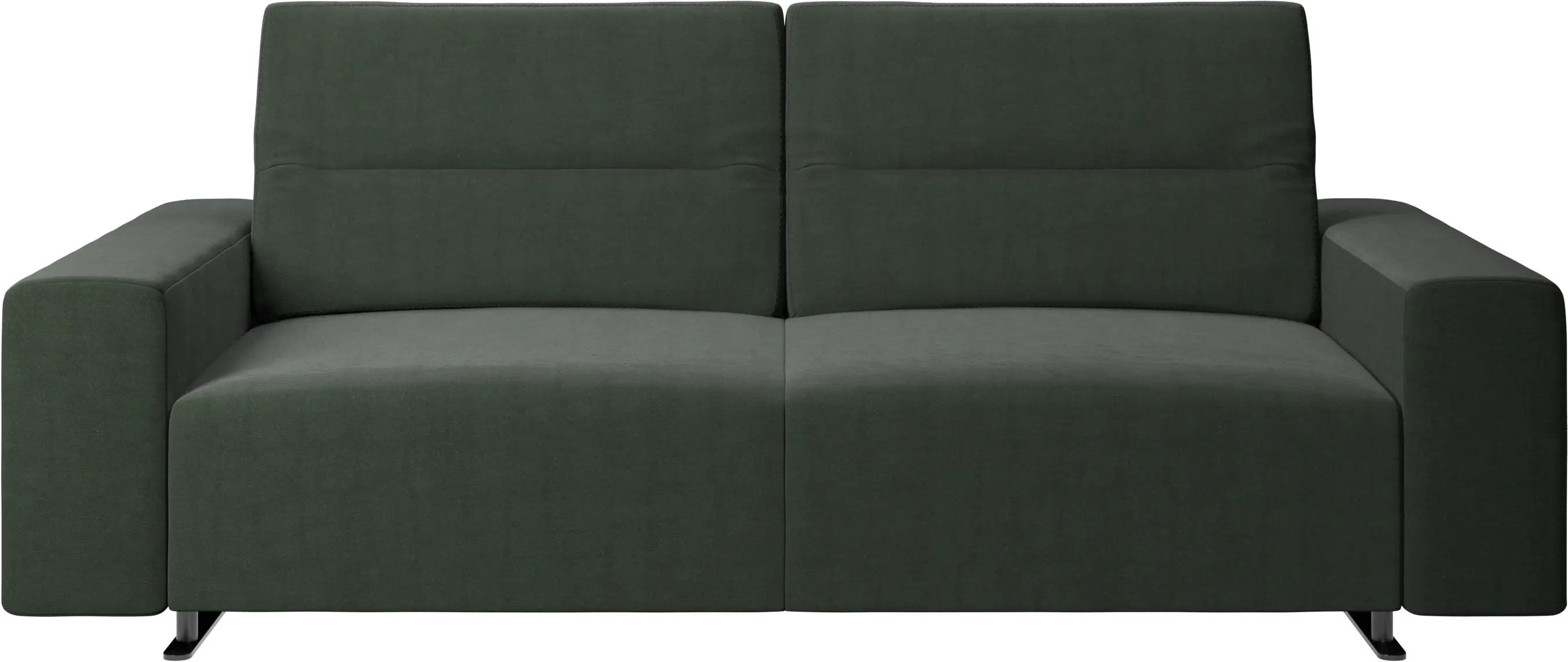 Hampton sofa with adjustable back and storage on the left side