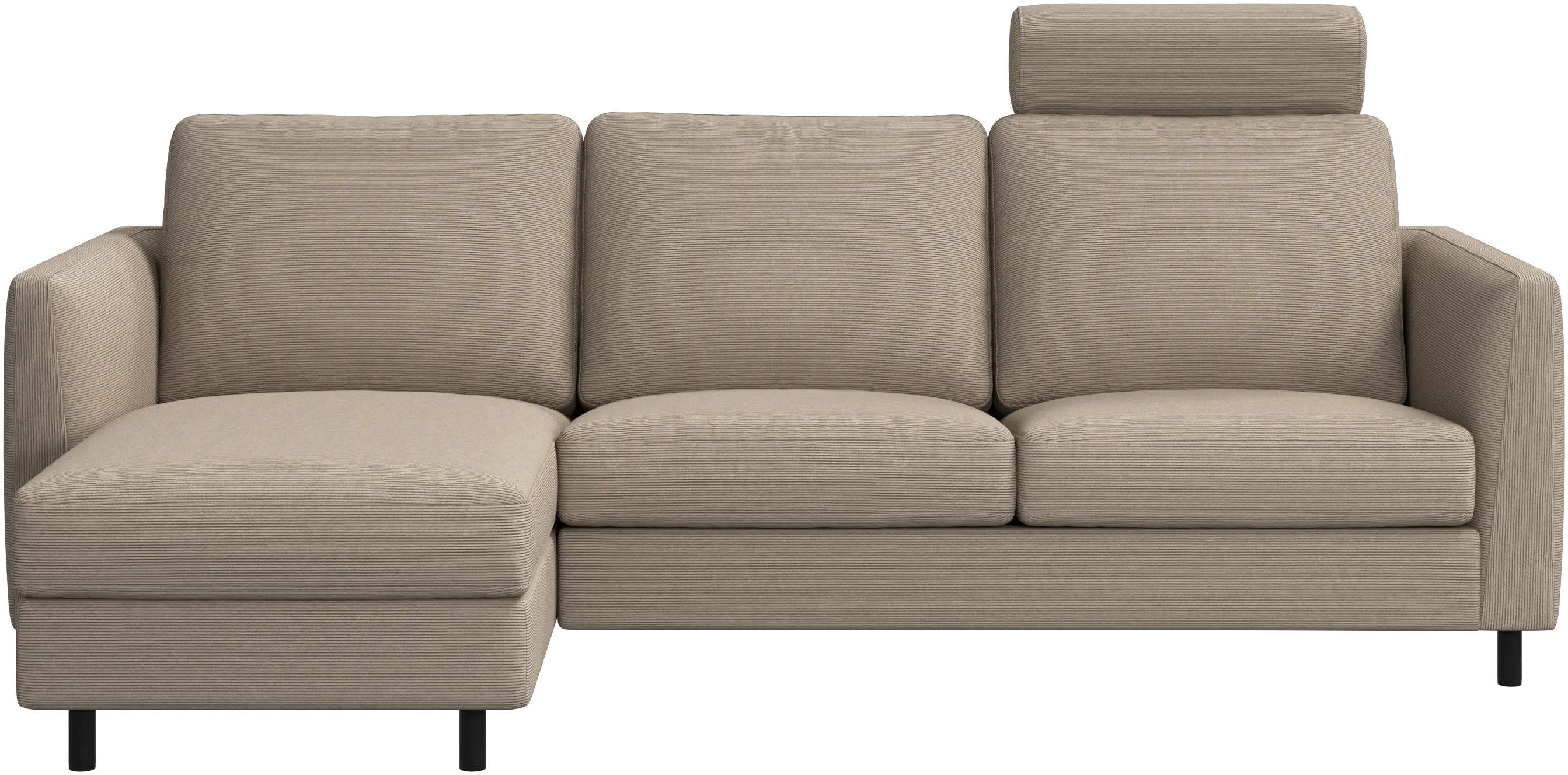 Indivi sofa with chaise longue left