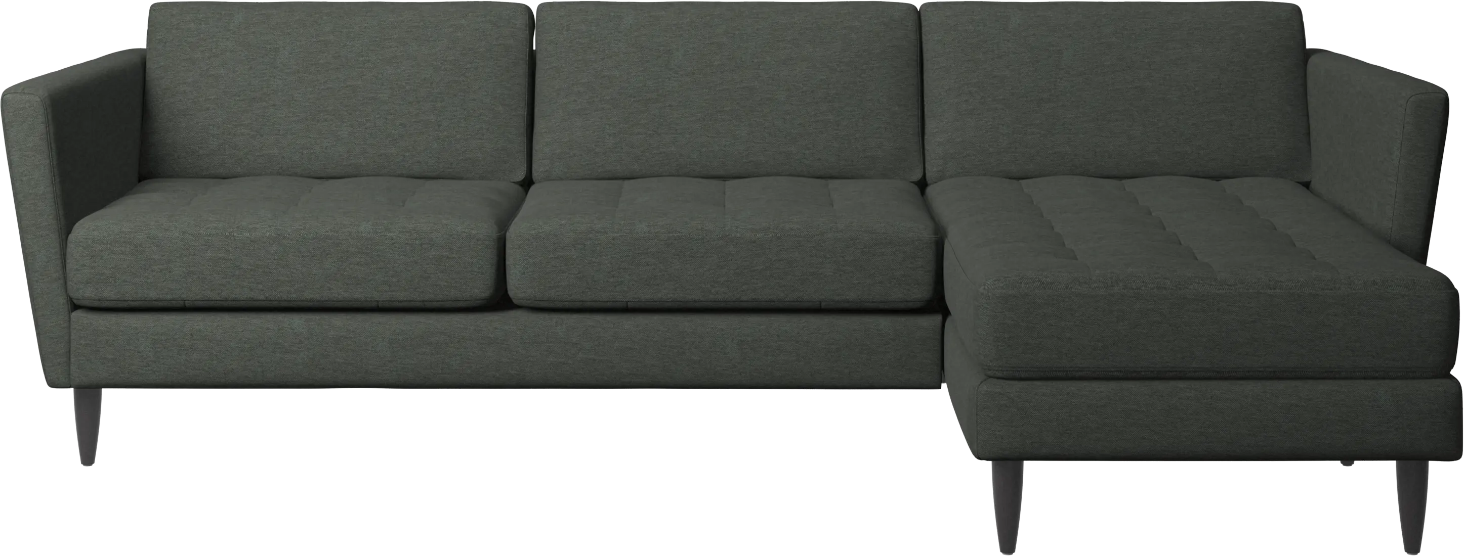 Osaka sofa with resting unit, tufted seat