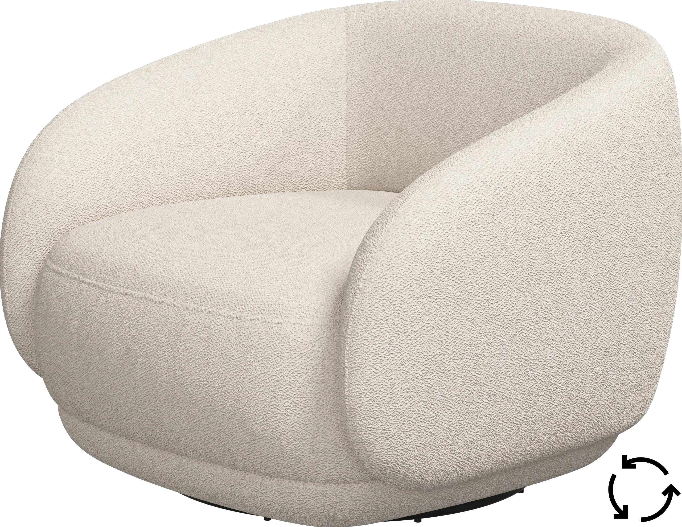 Bolzano lænestol med drejefunktion