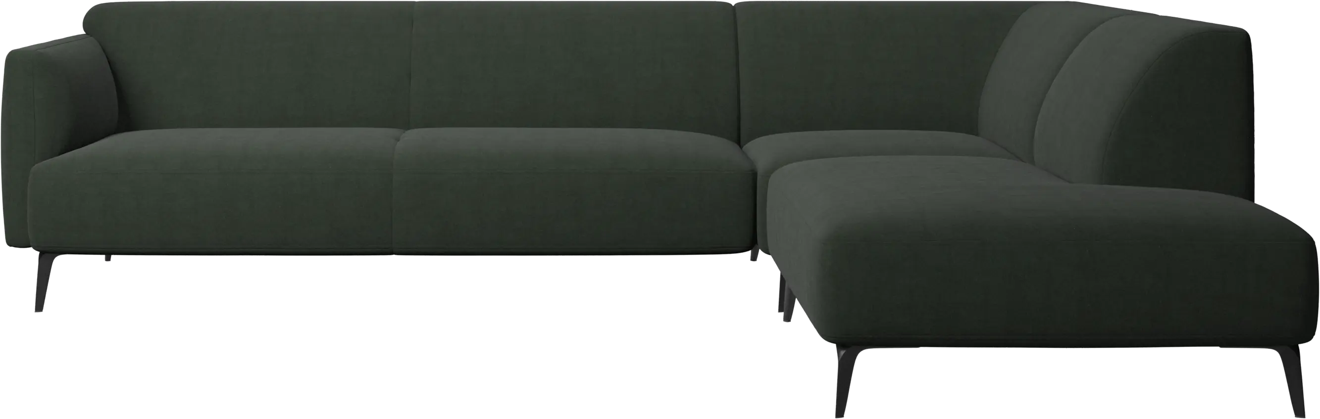 Modena corner sofa with lounging unit