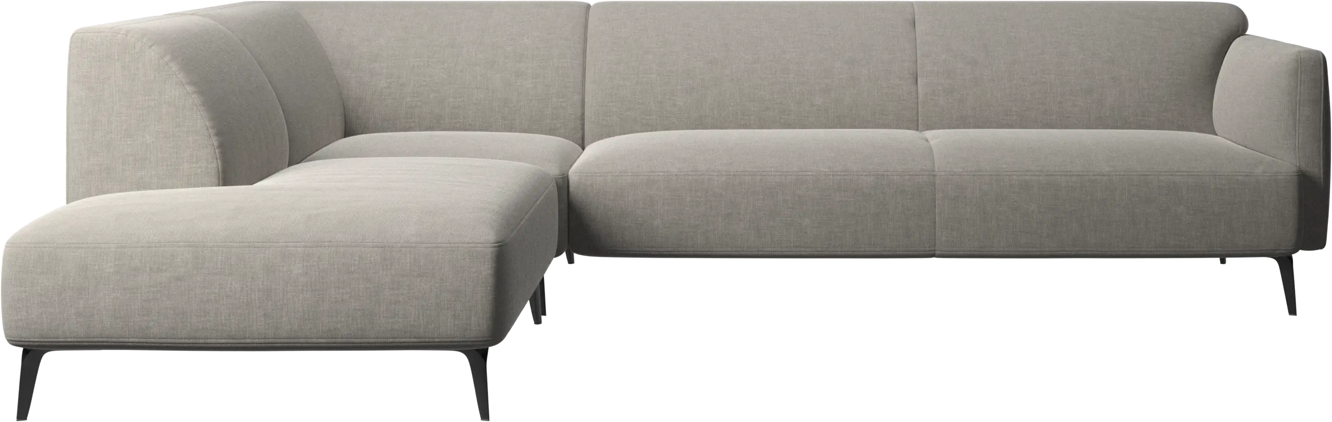 Modena corner sofa with lounging unit