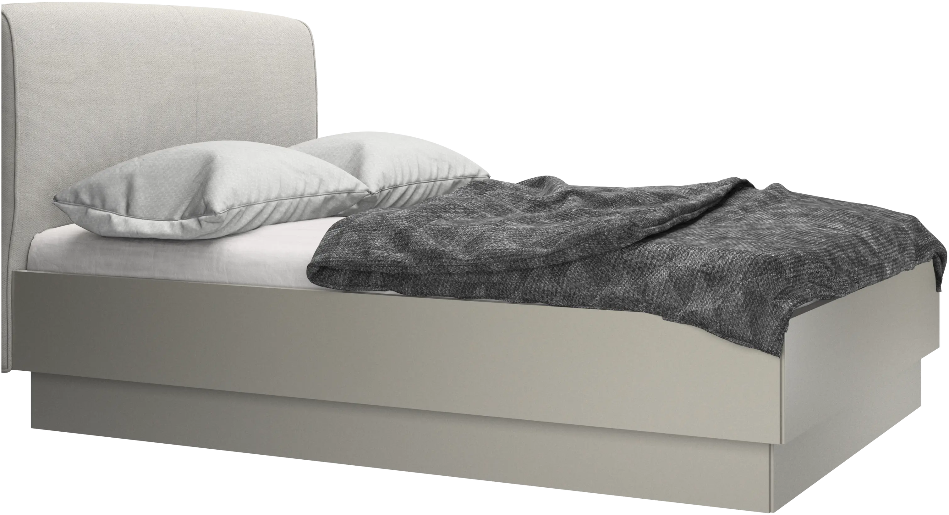 Houston, cama tapizada con almacenamiento