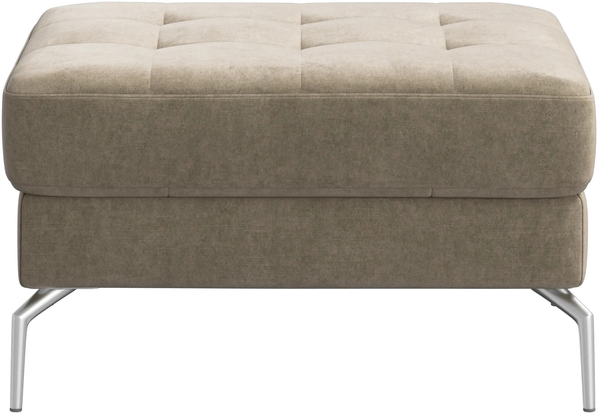 Osaka footstool, tufted seat