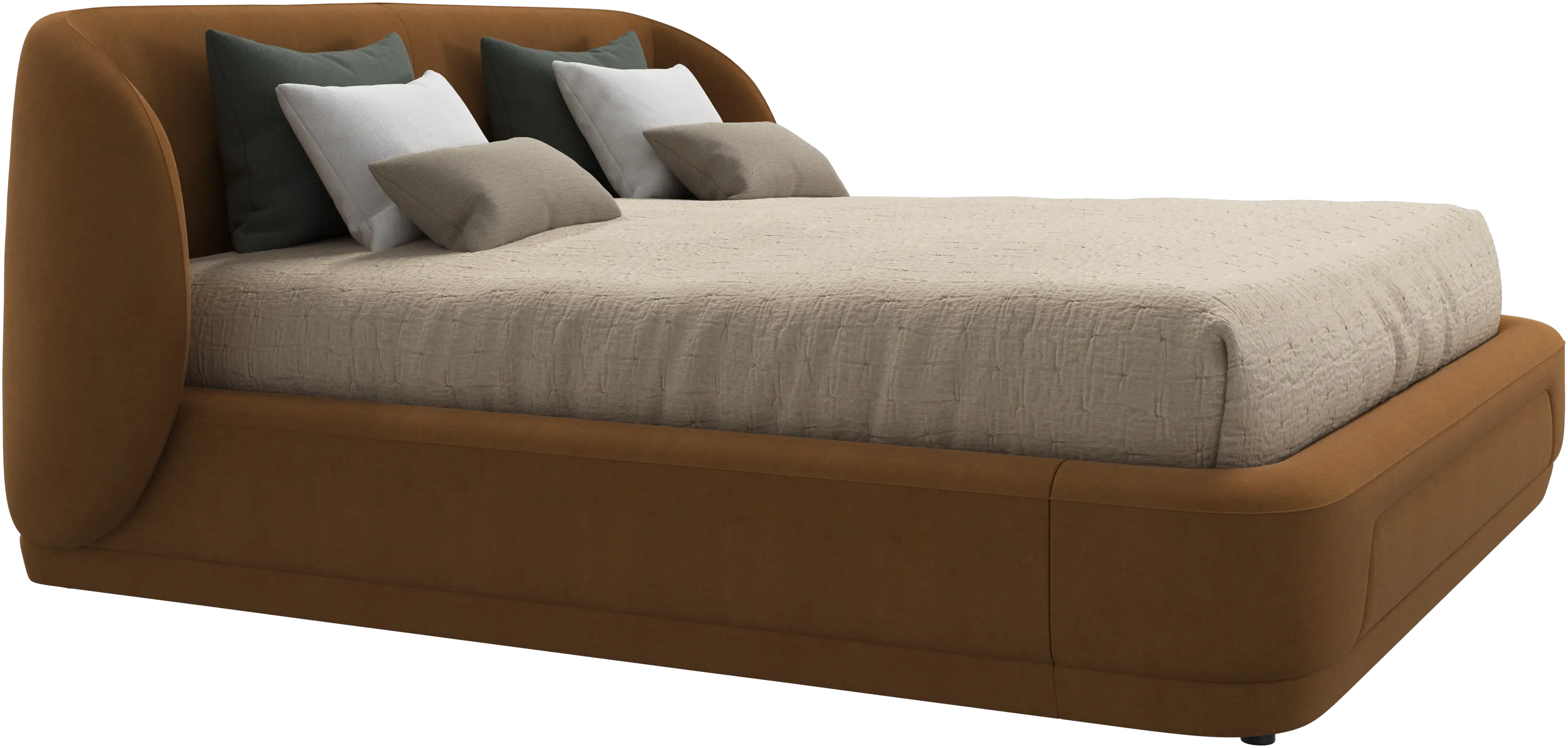 Bolzano bed with slats  - W180xL200cm