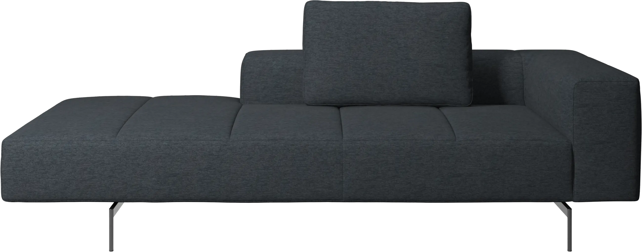 Amsterdam Iounging module for sofa, armrest right, open end left