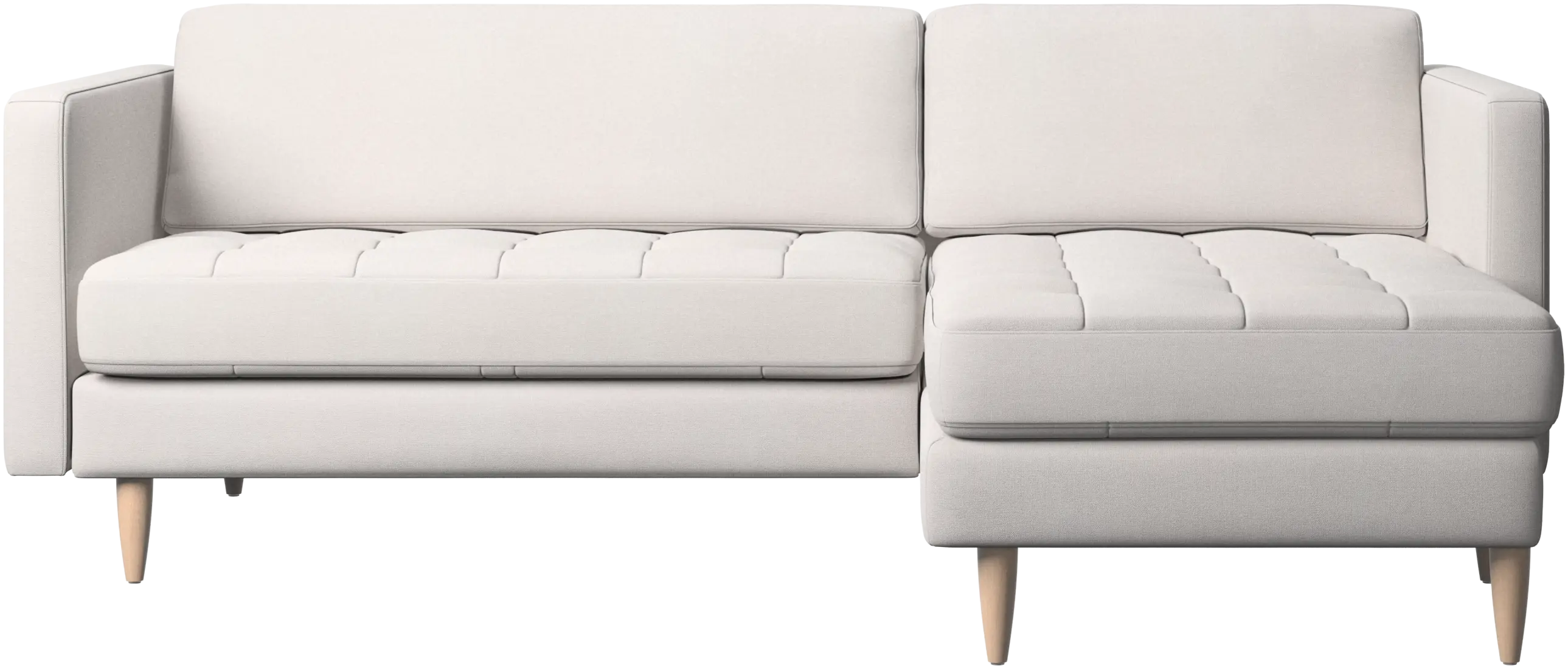 Osaka sofa with resting unit, tufted seat