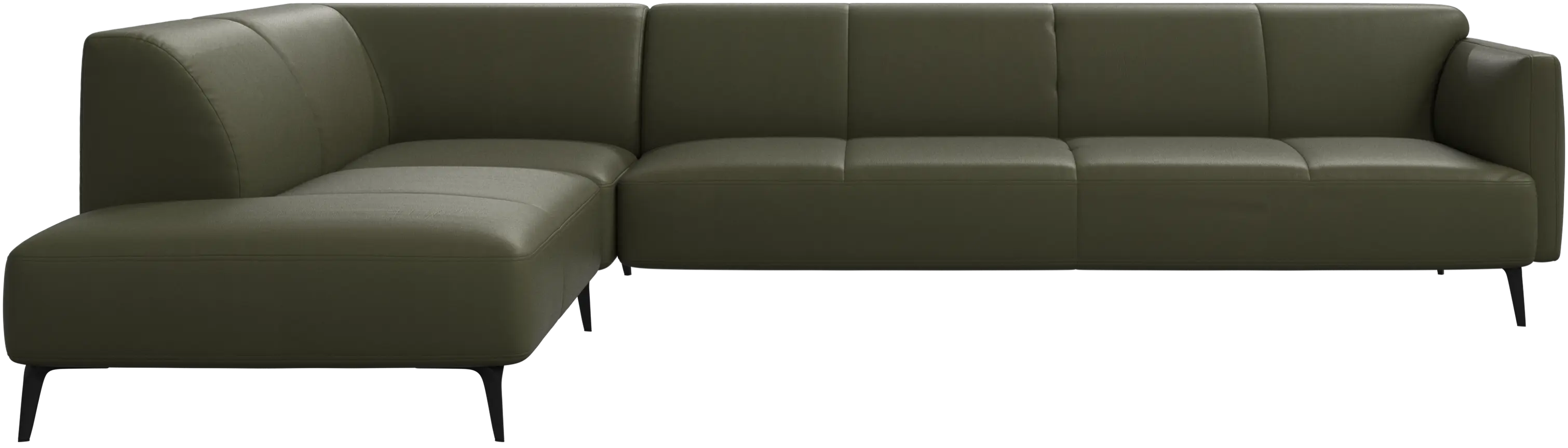 Modena corner sofa with lounging unit