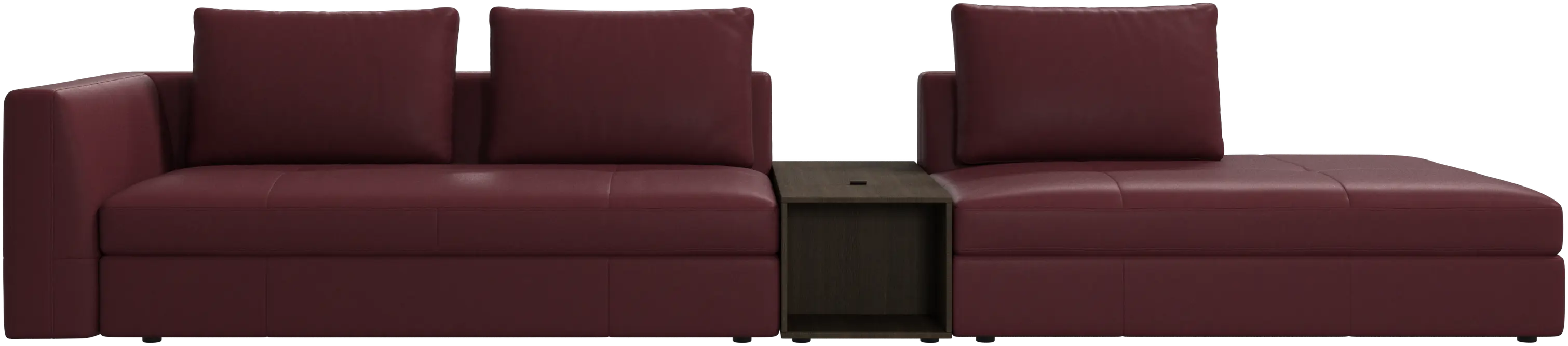 Bergamo 3-seater lounge sofa with storage