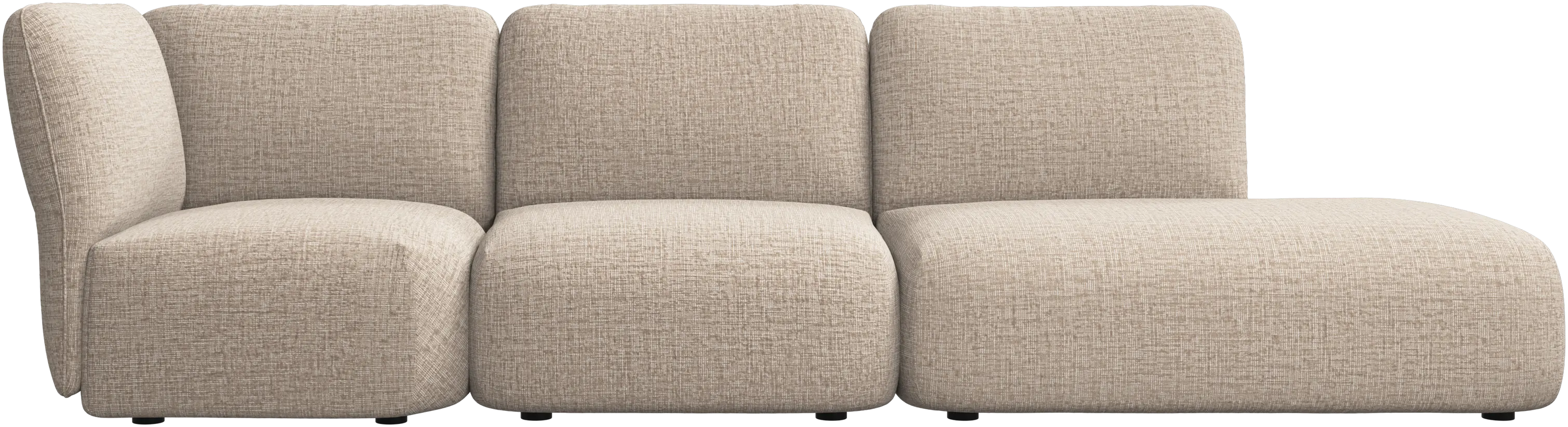 Paraggi sofa with lounging unit left
