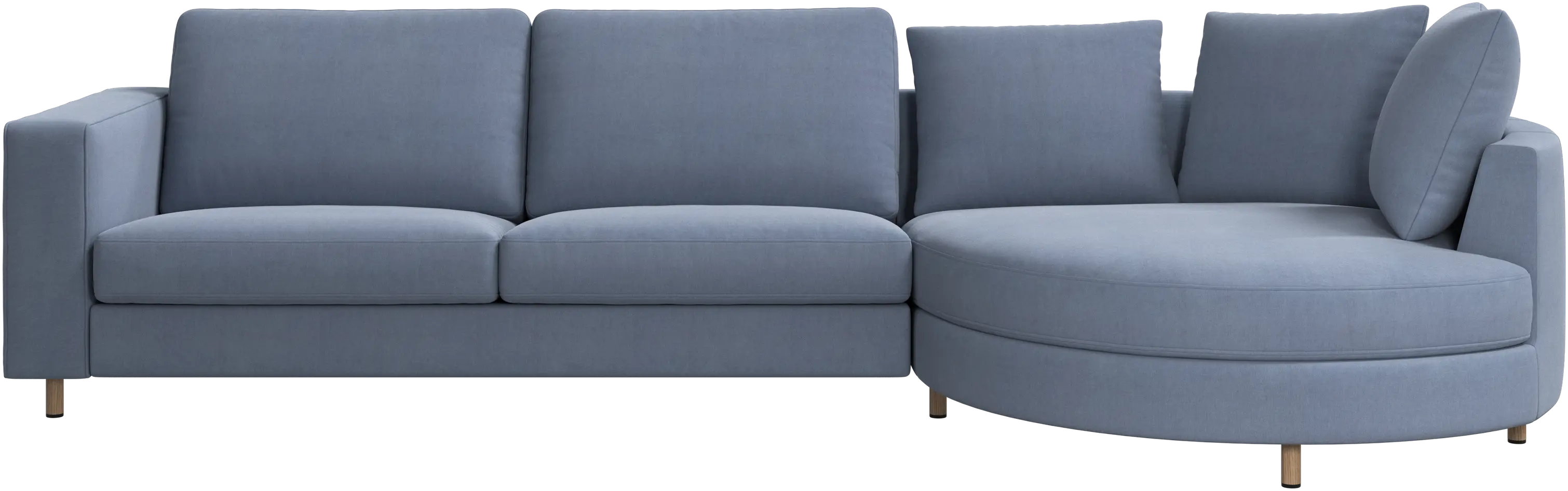 Sofá Indivi con módulo chaise-longue a la derecha