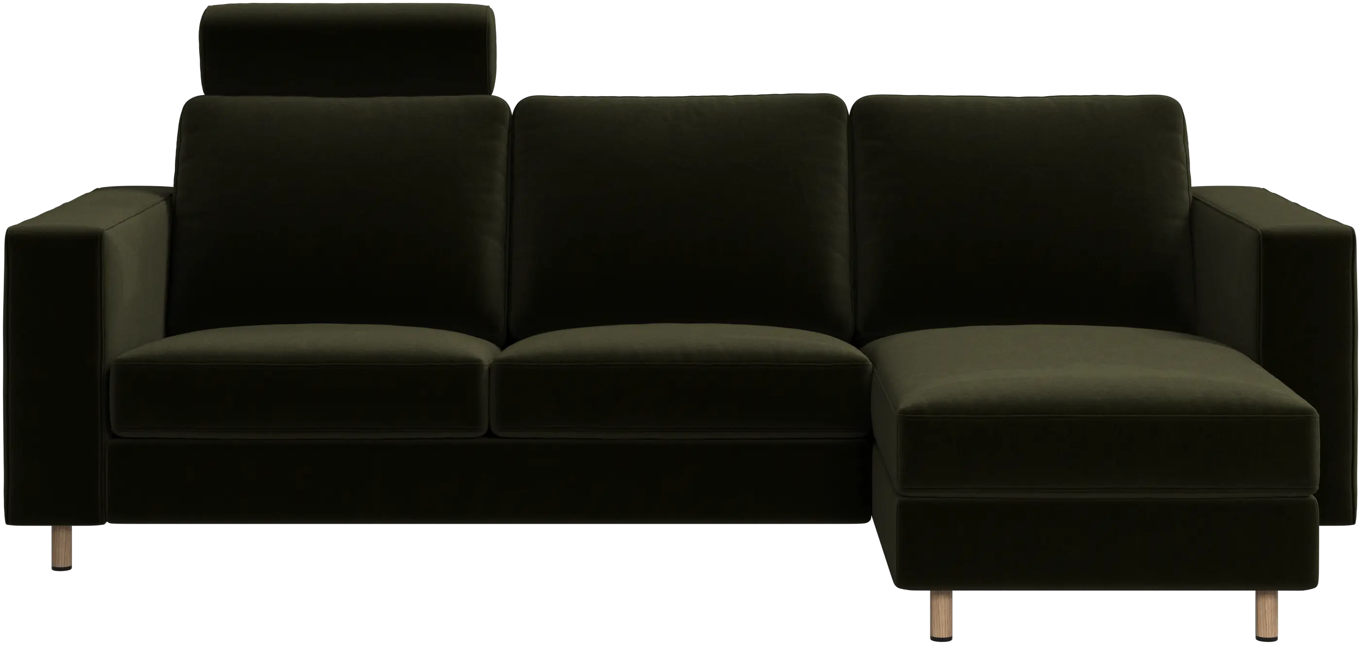 Sofá Indivi con módulo chaise-longue a la derecha