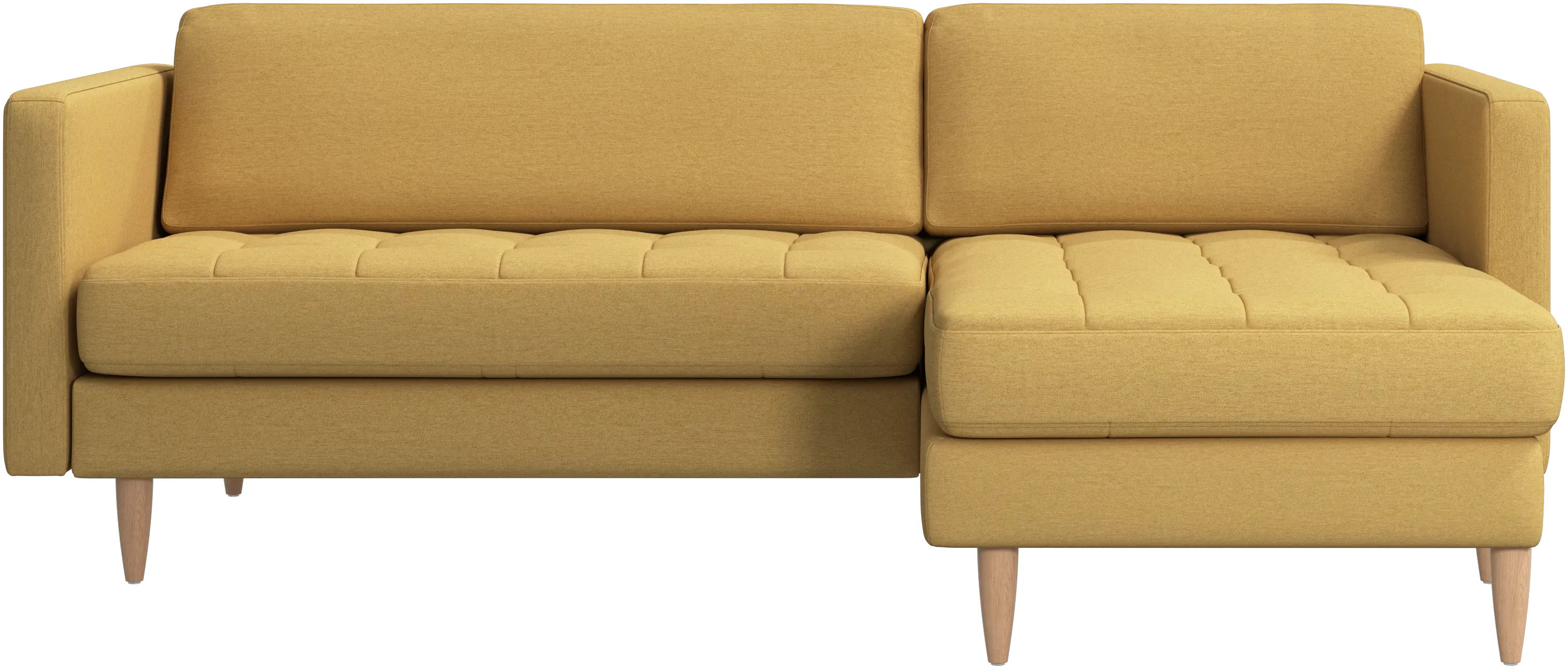 Osaka sofa with resting unit, tufted seat