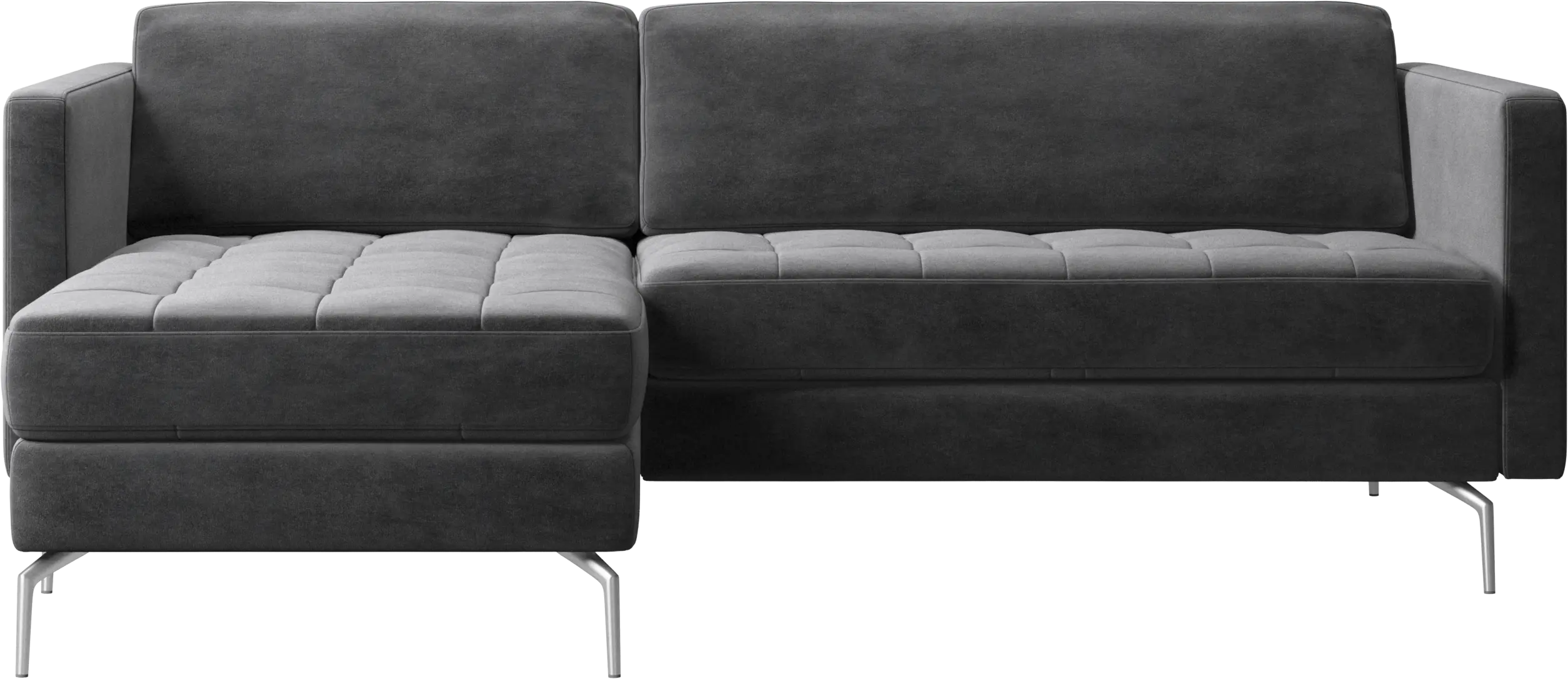 Osaka sofa with resting unit, tufted seat