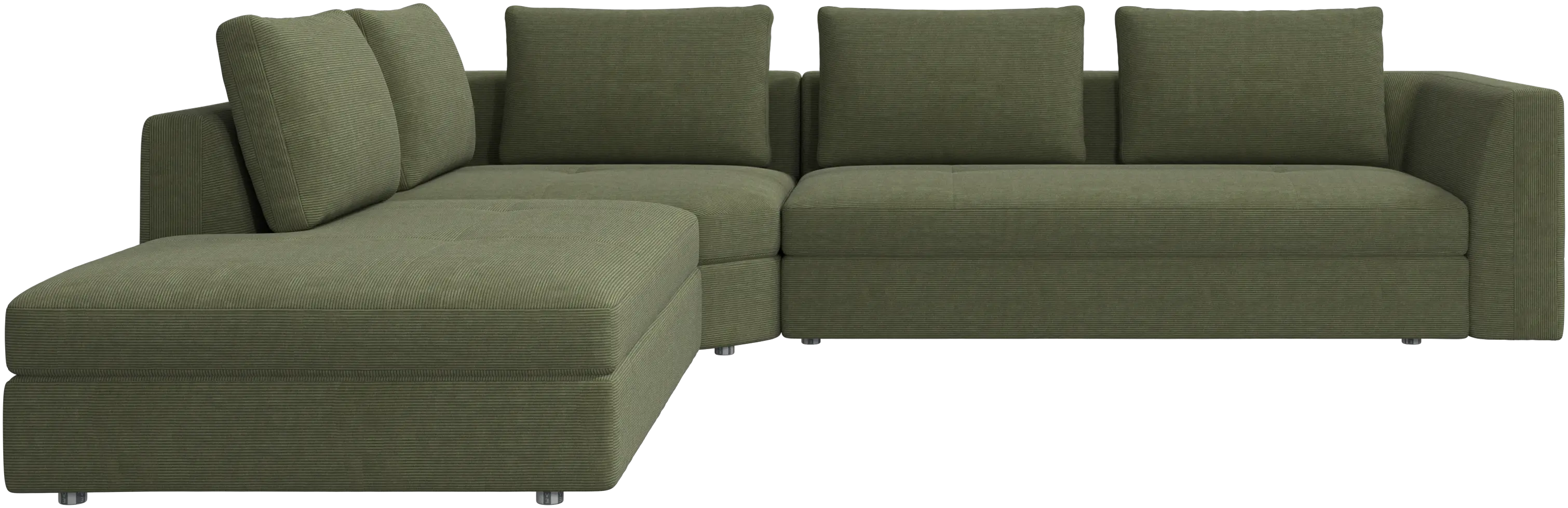 Bergamo corner sofa with lounging unit