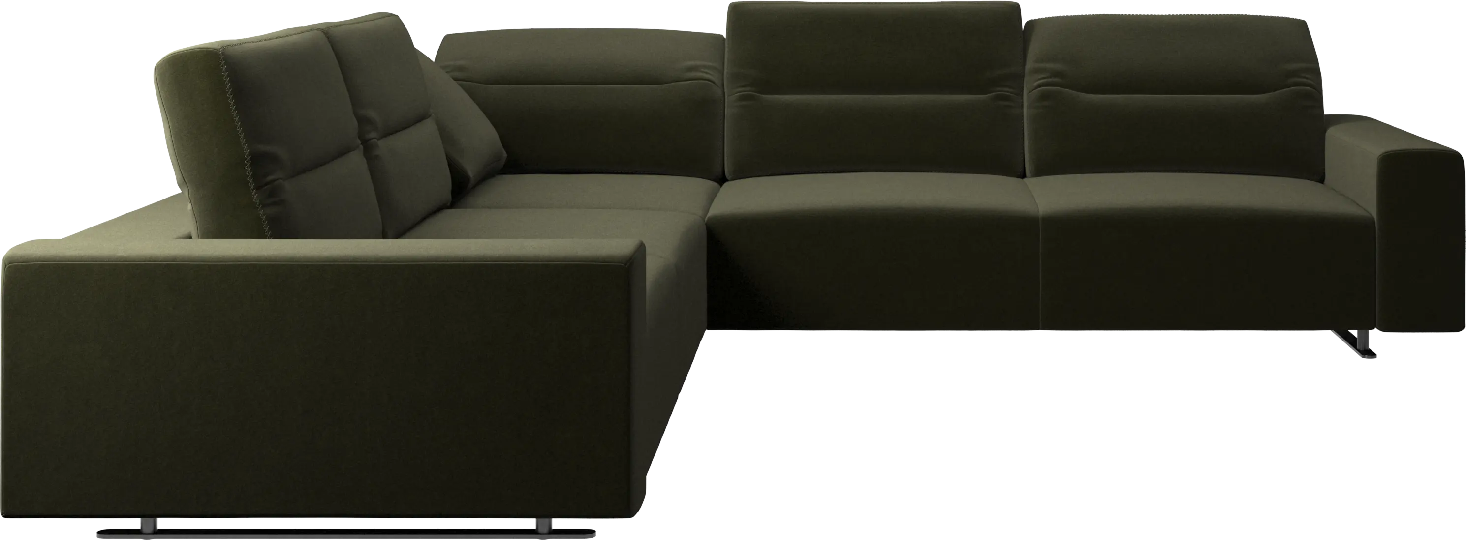 Hampton corner sofa with adjustable back