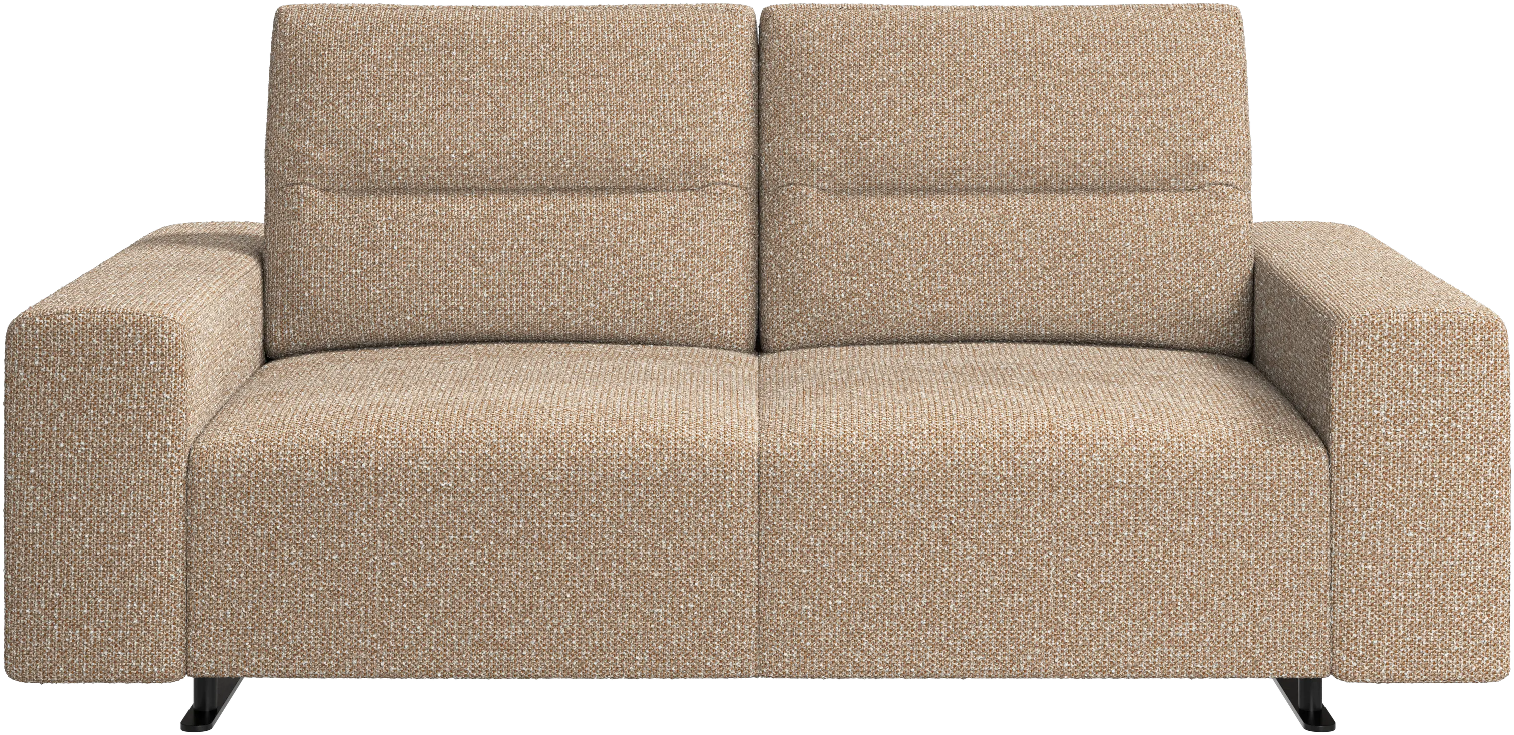 Hampton sofa with adjustable back and storage on the left side