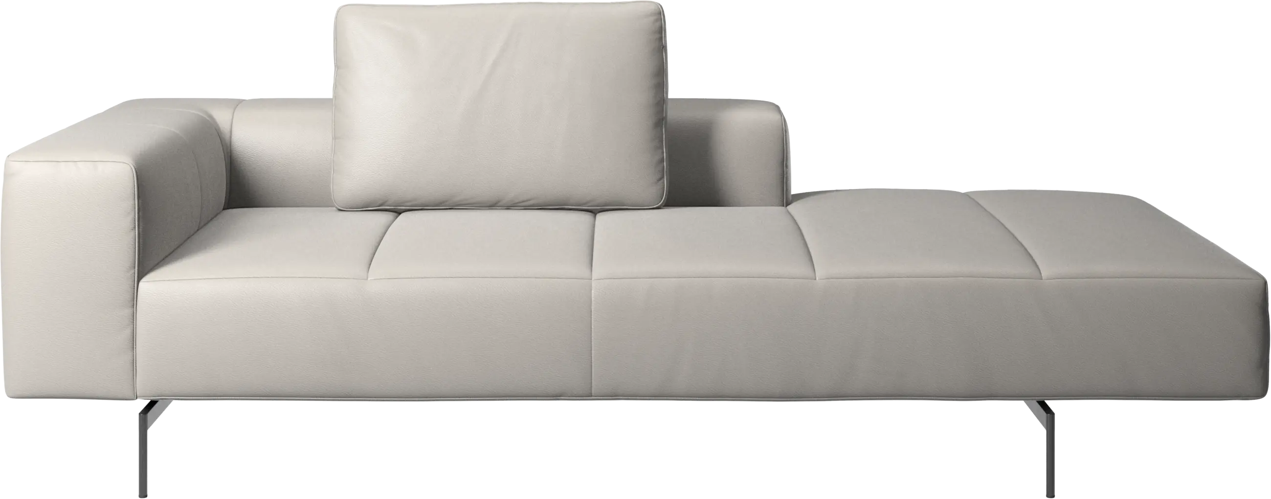 Amsterdam Iounging module for sofa, armrest left, open end right