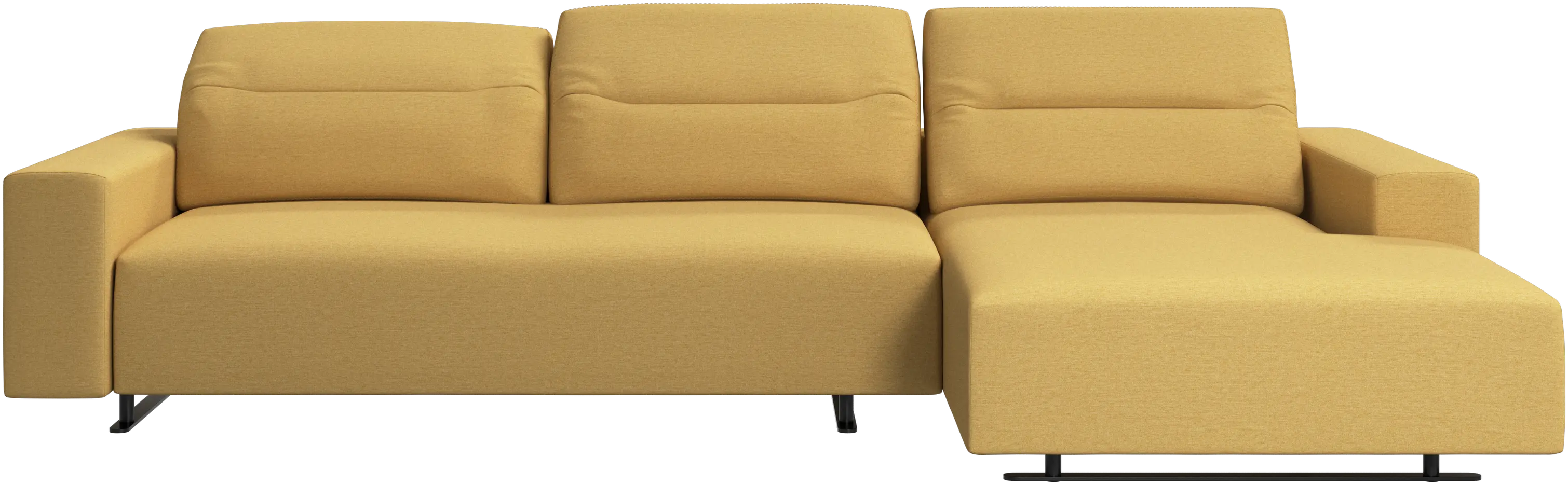 Hampton sofa with adjustable back and resting unit left side