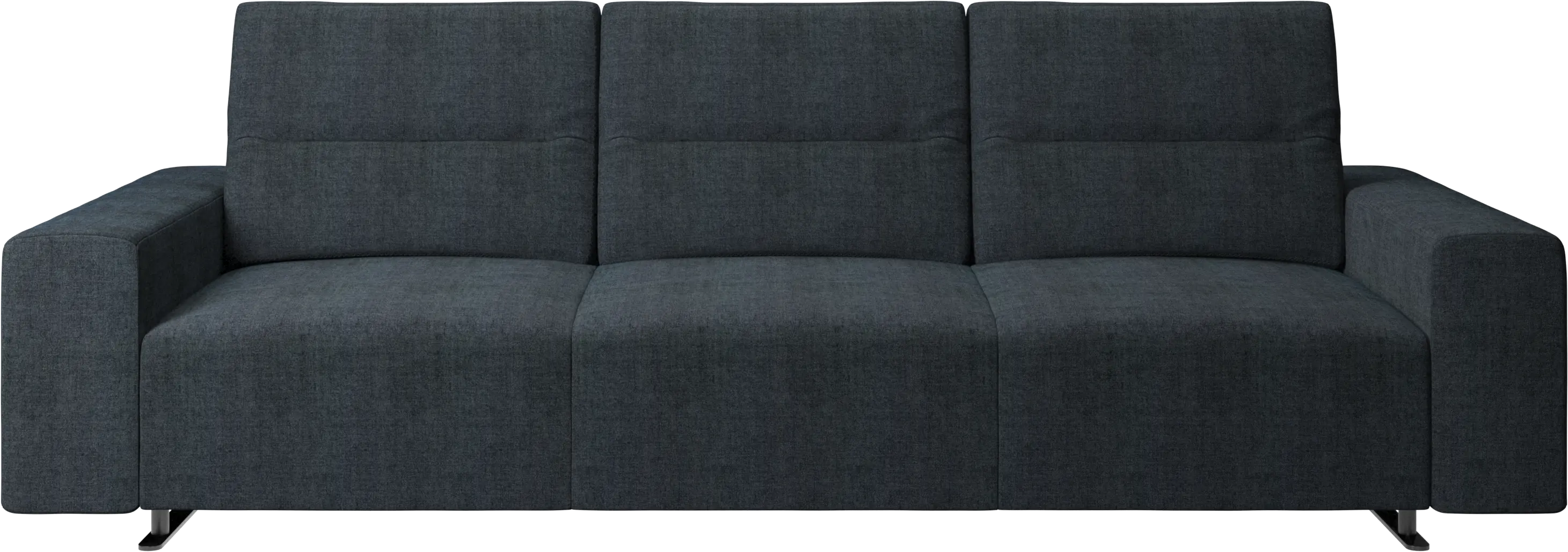Hampton sofa with adjustable back and storage on the left side