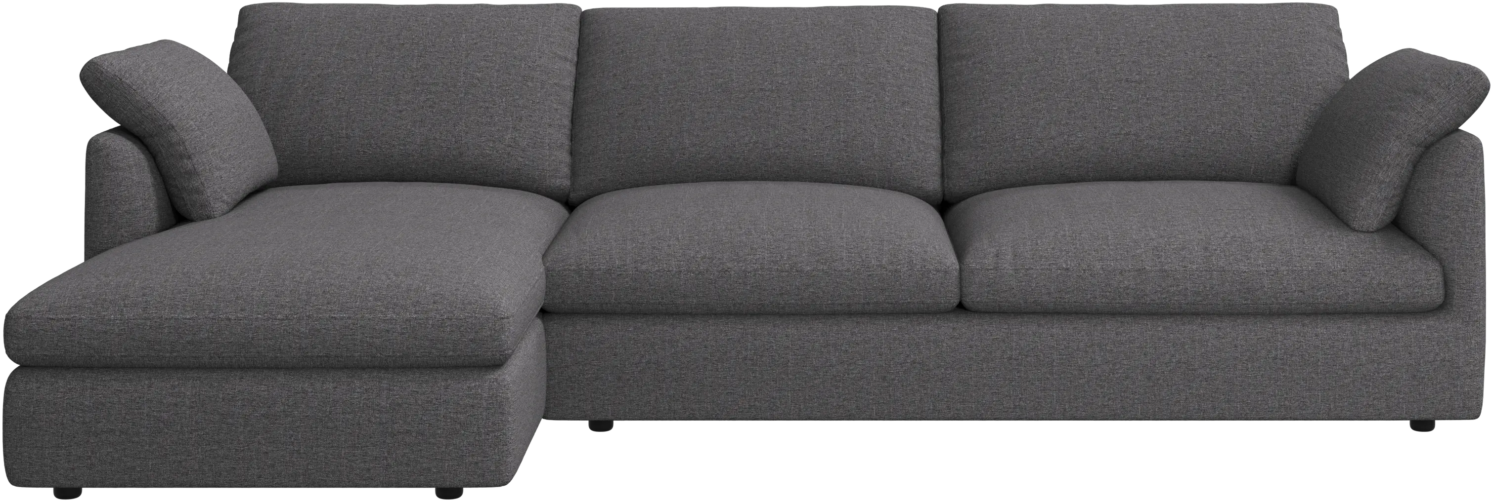 Milano sofa with chaise longue left