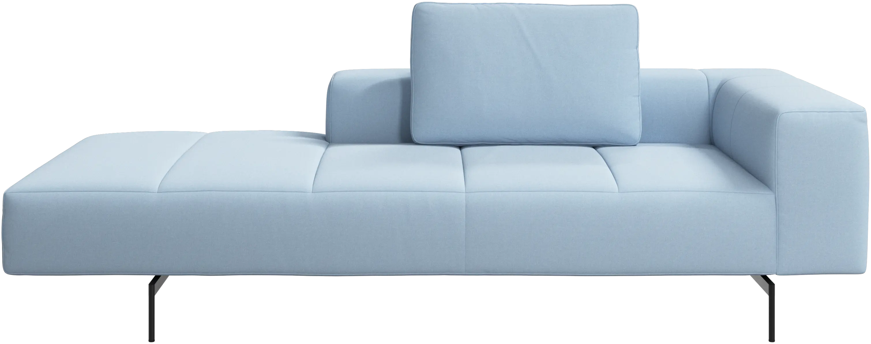 Amsterdam Iounging module for sofa, armrest right, open end left