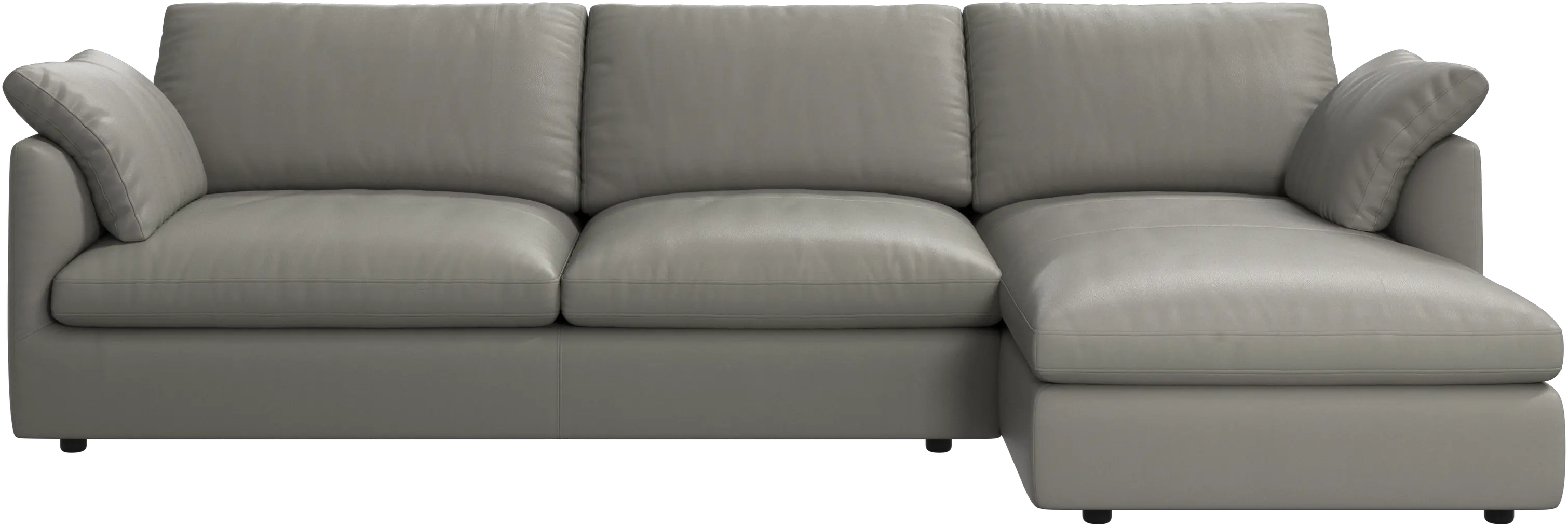 Milano sofa with chaise longue right