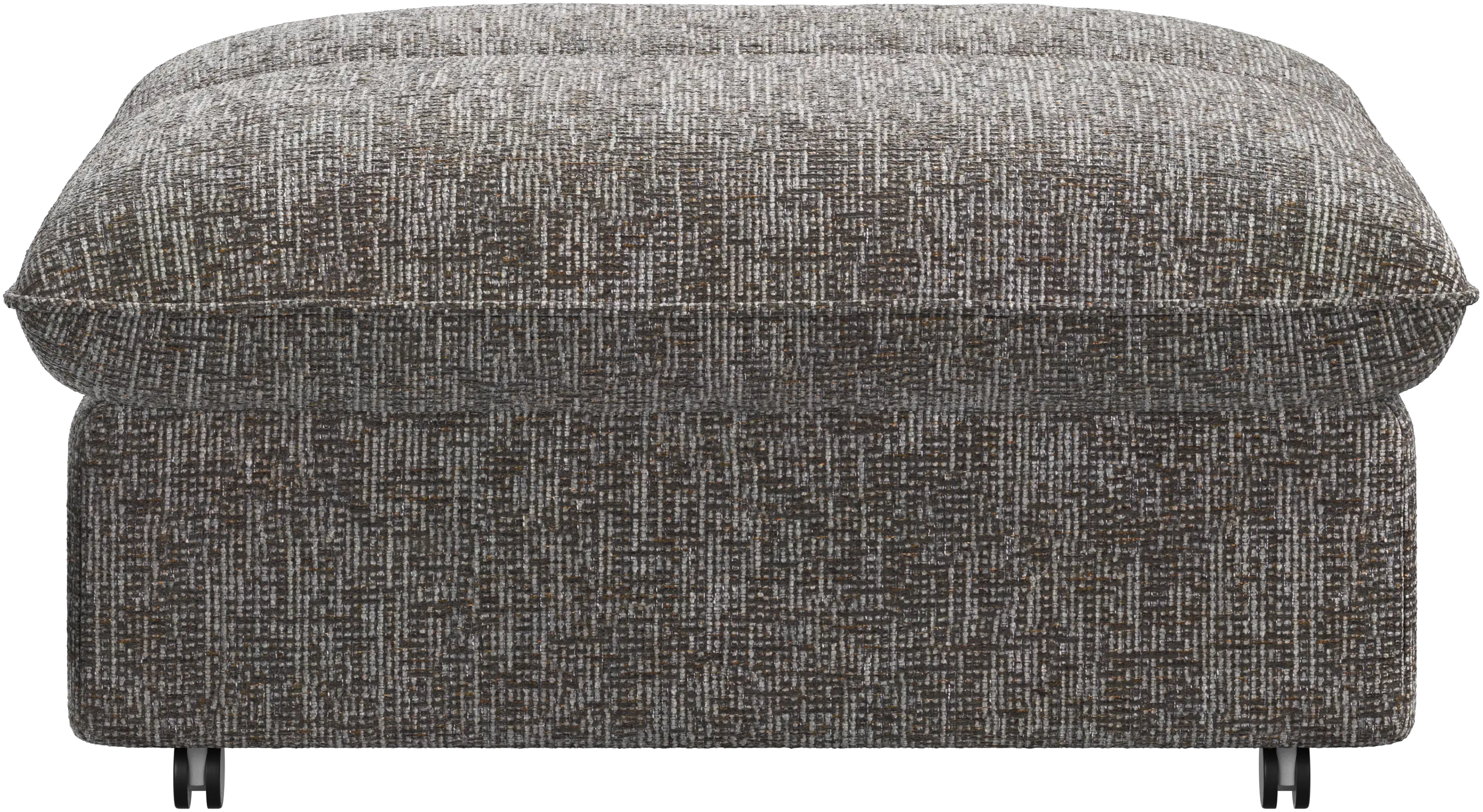 Southampton pouf on wheels with storage