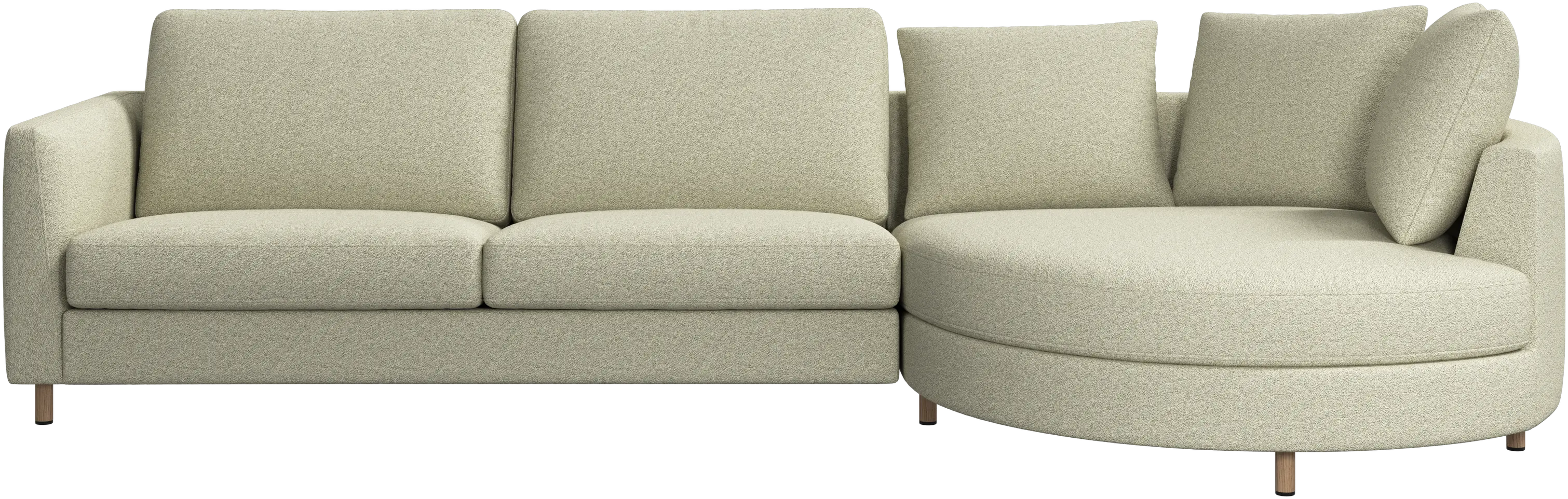 Sofá Indivi con módulo chaise-longue a la derecha