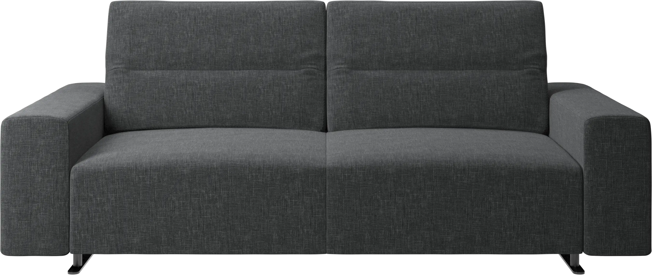 Hampton sofa with adjustable back and storage on the left side