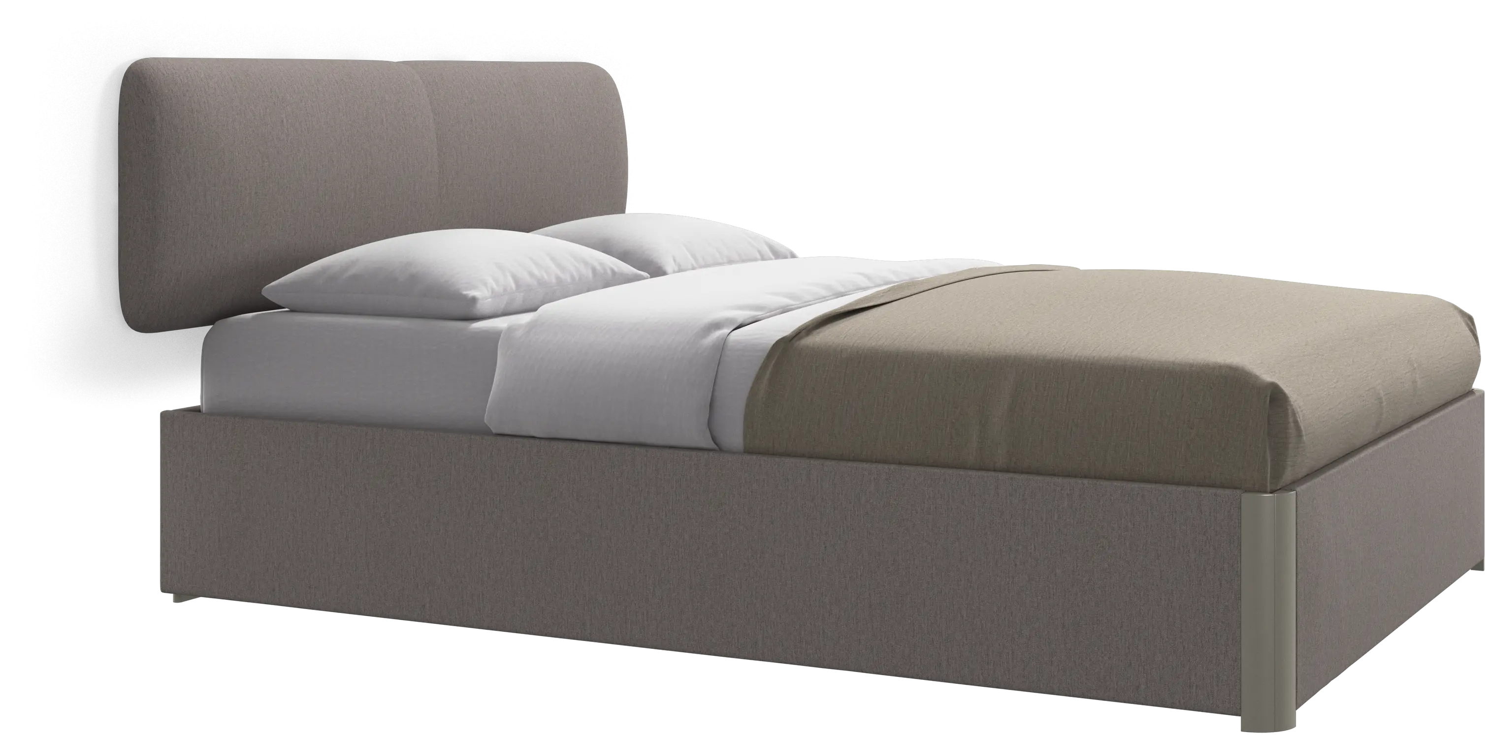 Element Bett, wandmontiertes Kopfteil, mit Lattenrost, exkl. Matratze