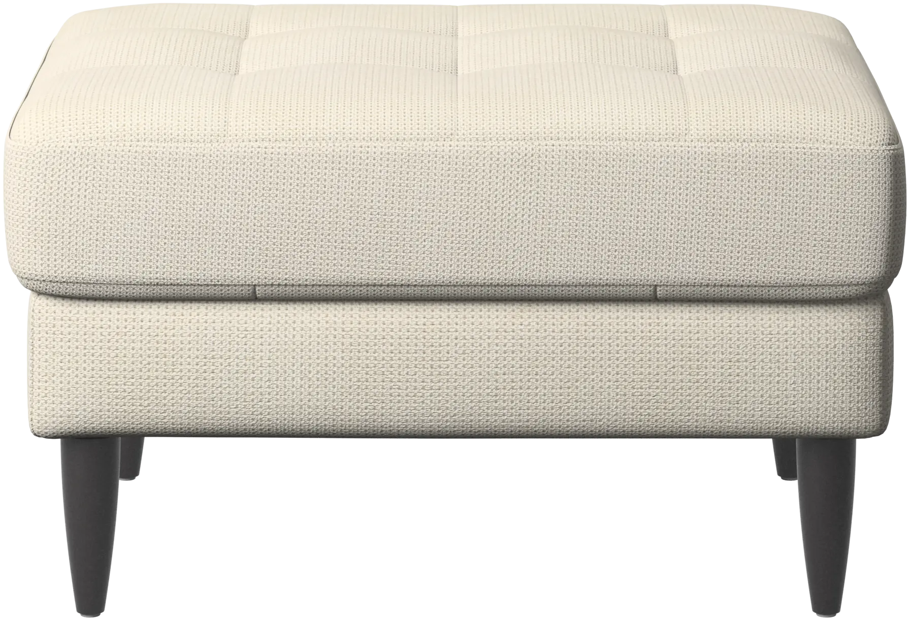 Osaka footstool, tufted seat