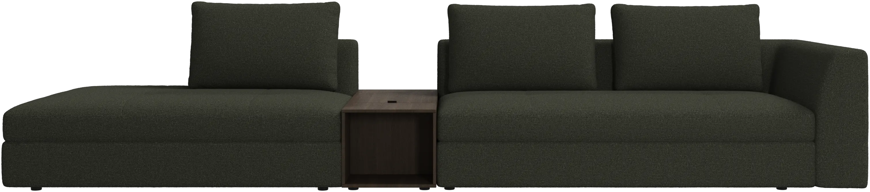 Bergamo 3 seater lounge sofa with storage