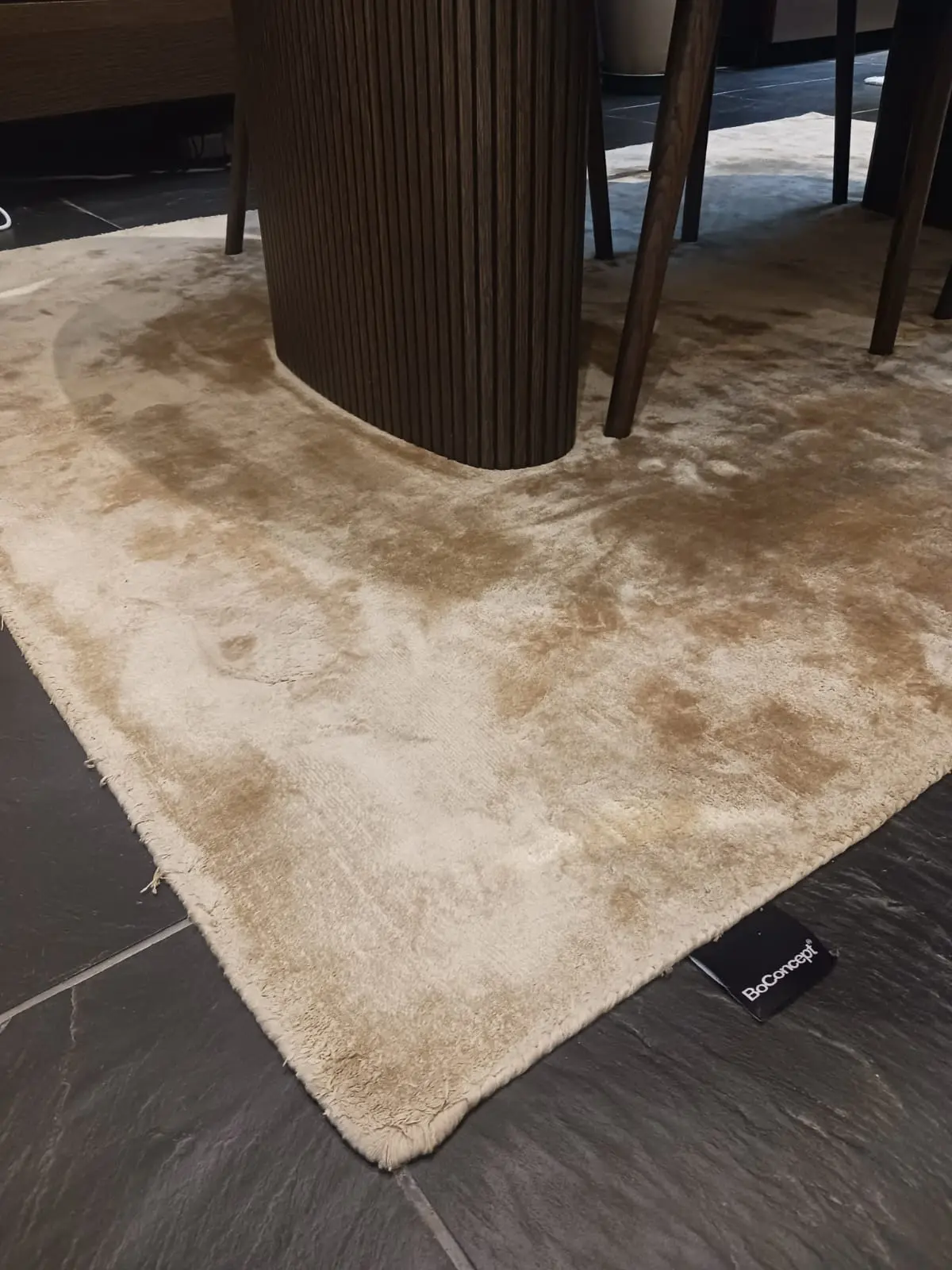 Loom rug/ Colour Camel