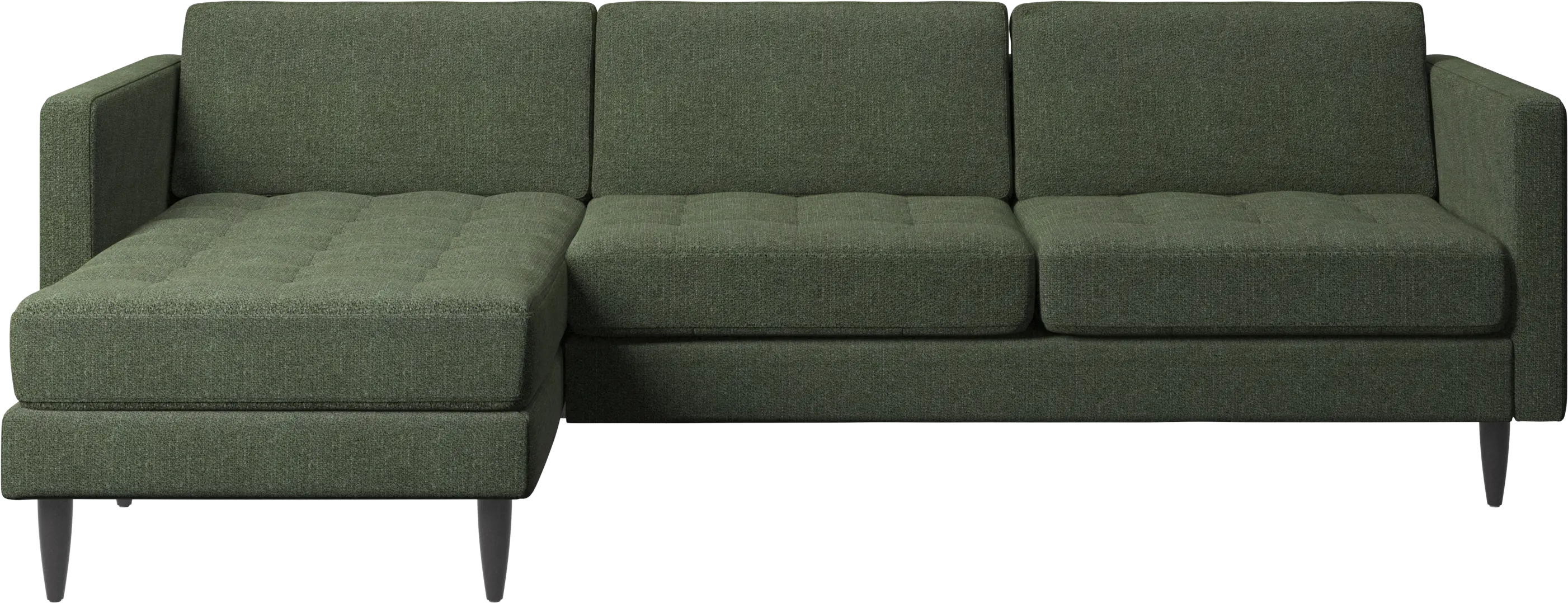 Osaka sofa with resting unit, tufted seat