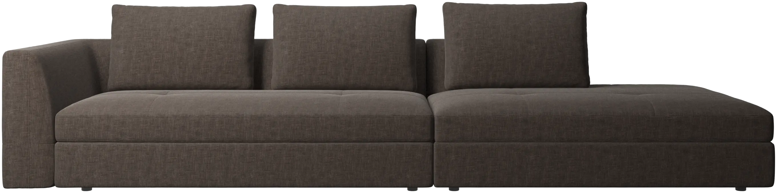 Bergamo sofa with lounging unit