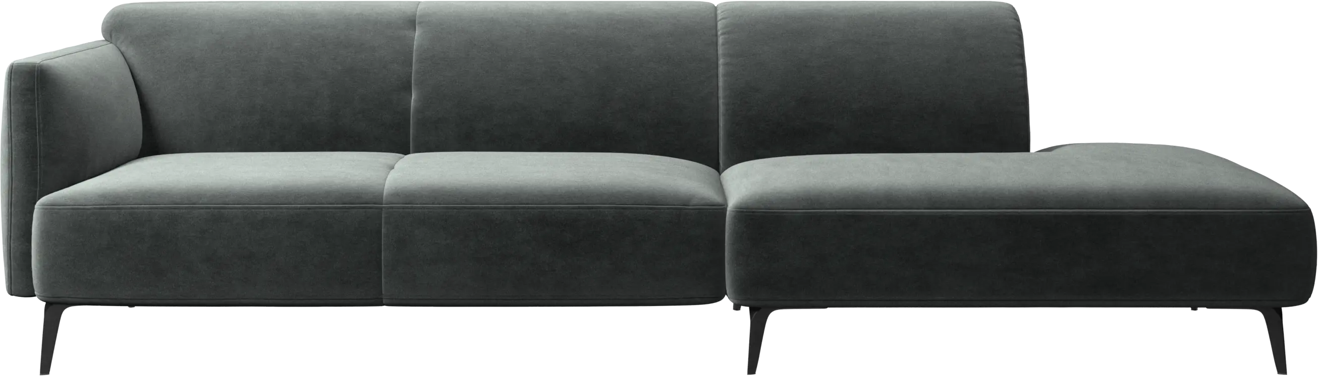 Modena sofa with lounging unit