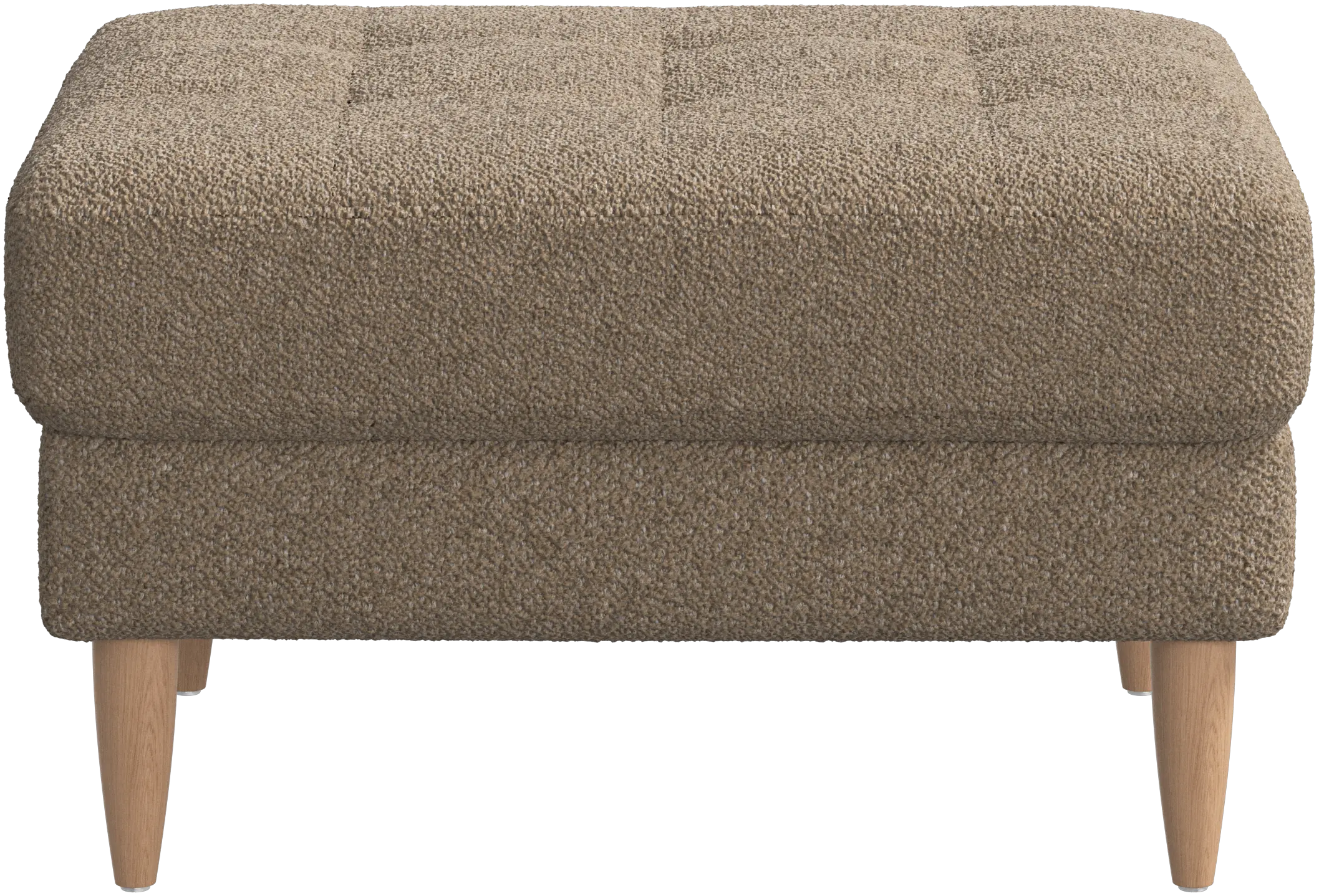 Osaka footstool, tufted seat