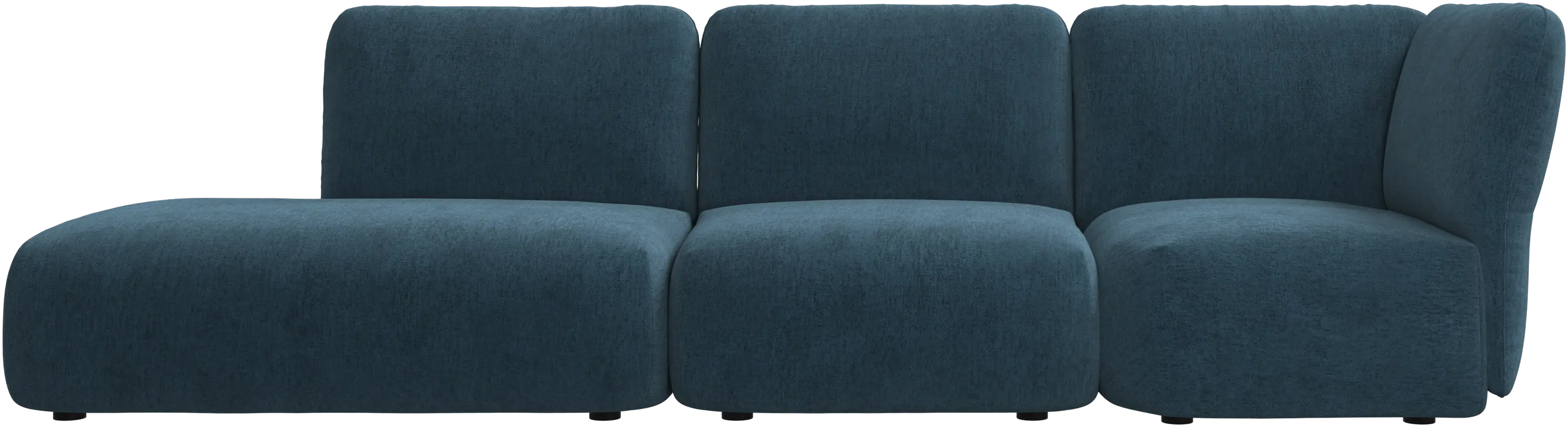 Paraggi sofa with lounging unit right