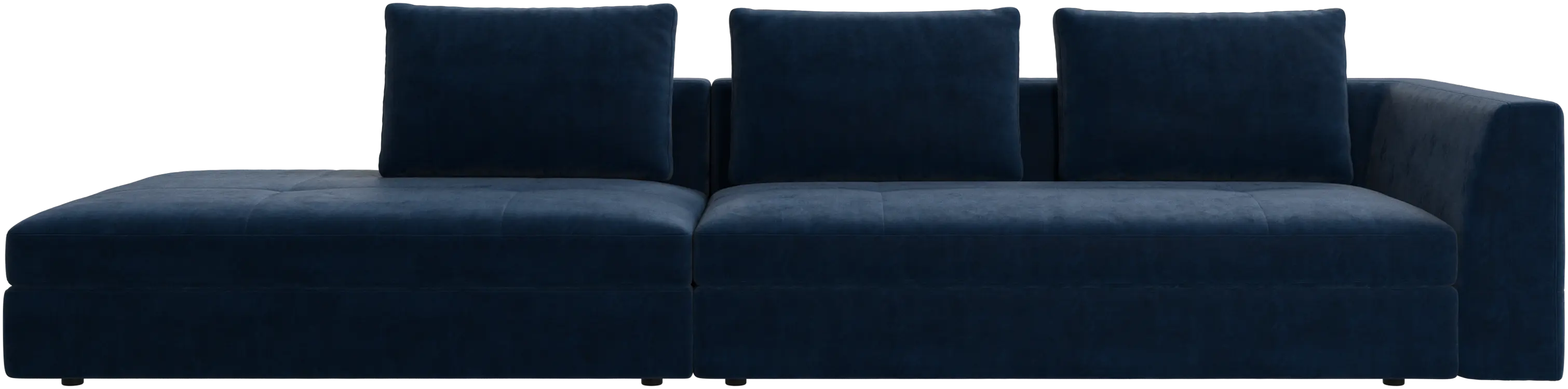 Bergamo sofa with lounging unit