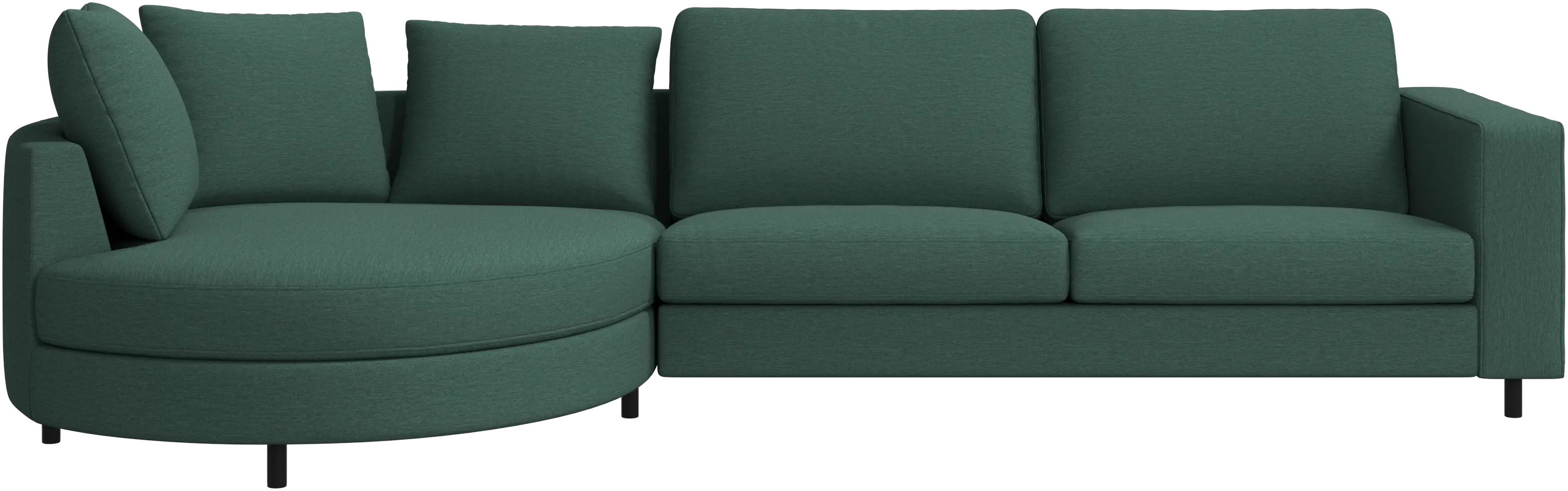 Indivi sofa with chaise longue left