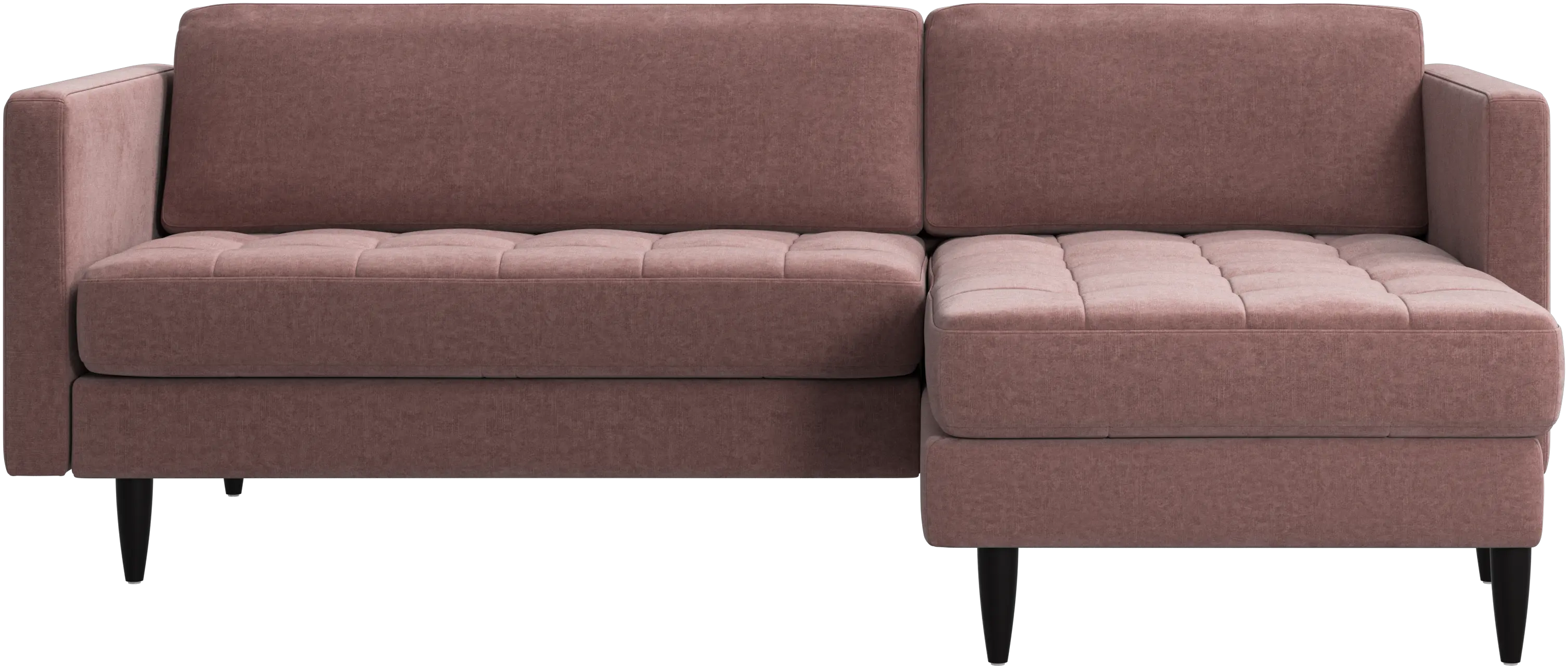 Osaka sofa with resting unit, tufted seat