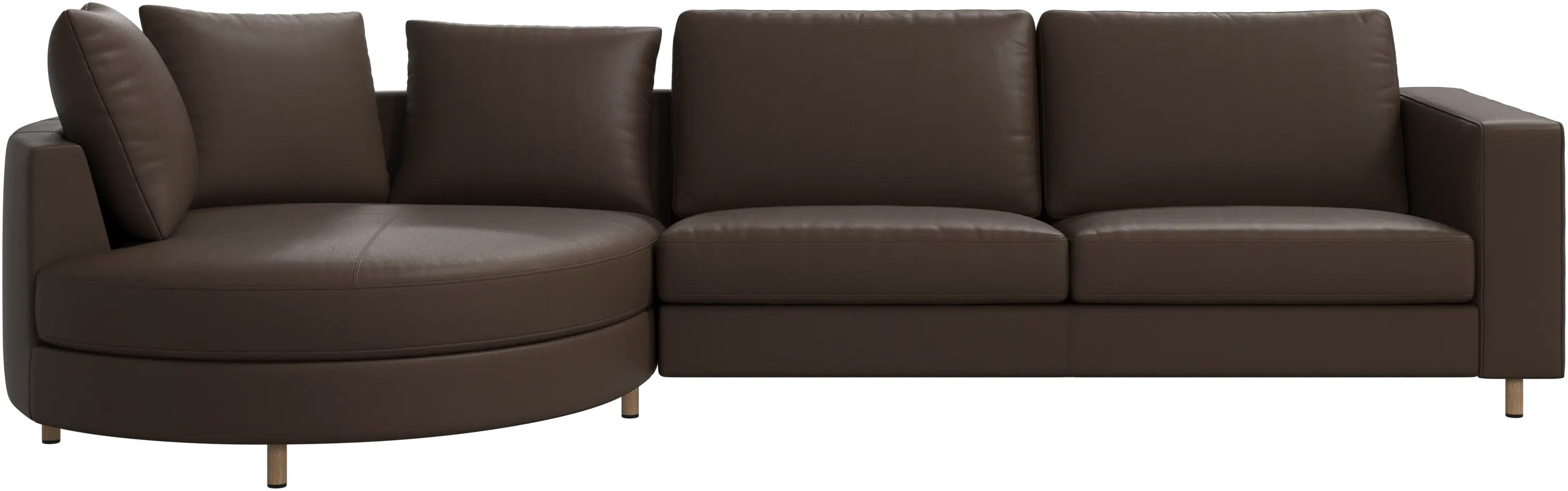 Indivi sofa with chaise longue left