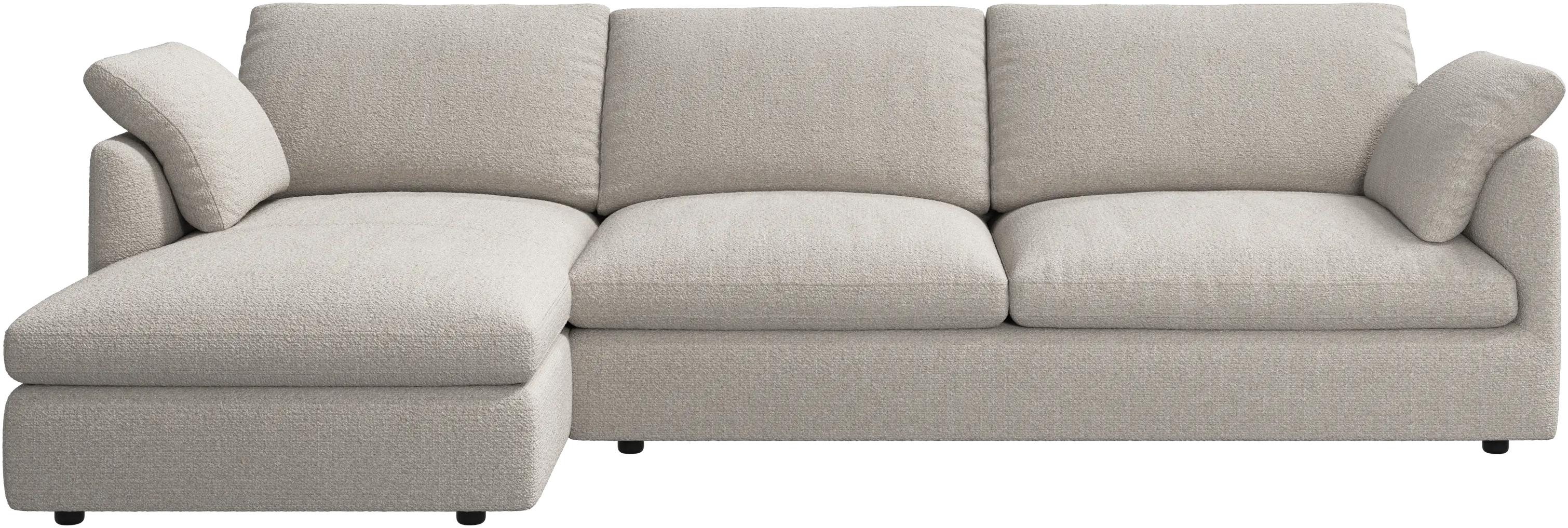 Milano sofa with chaise longue left