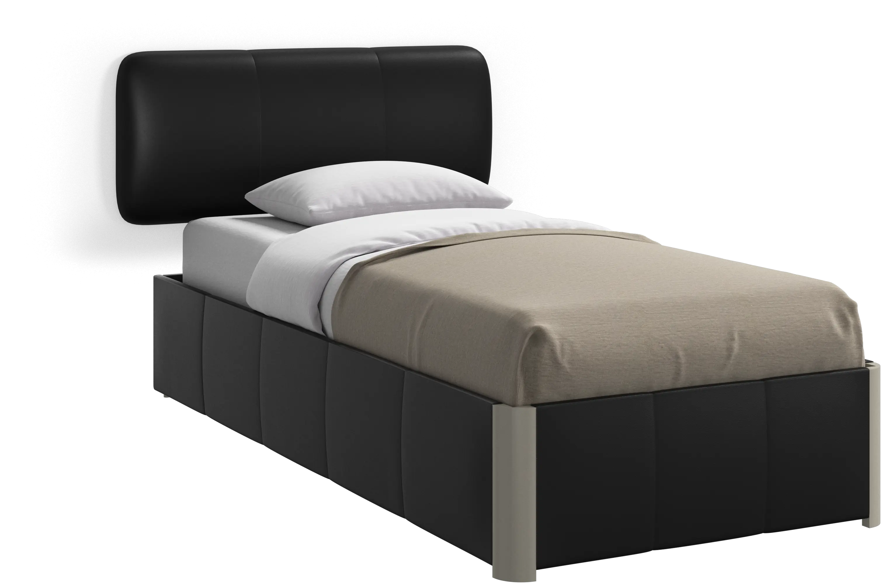 Element bed, wall-mounted headboard, without slats, excl. mattress