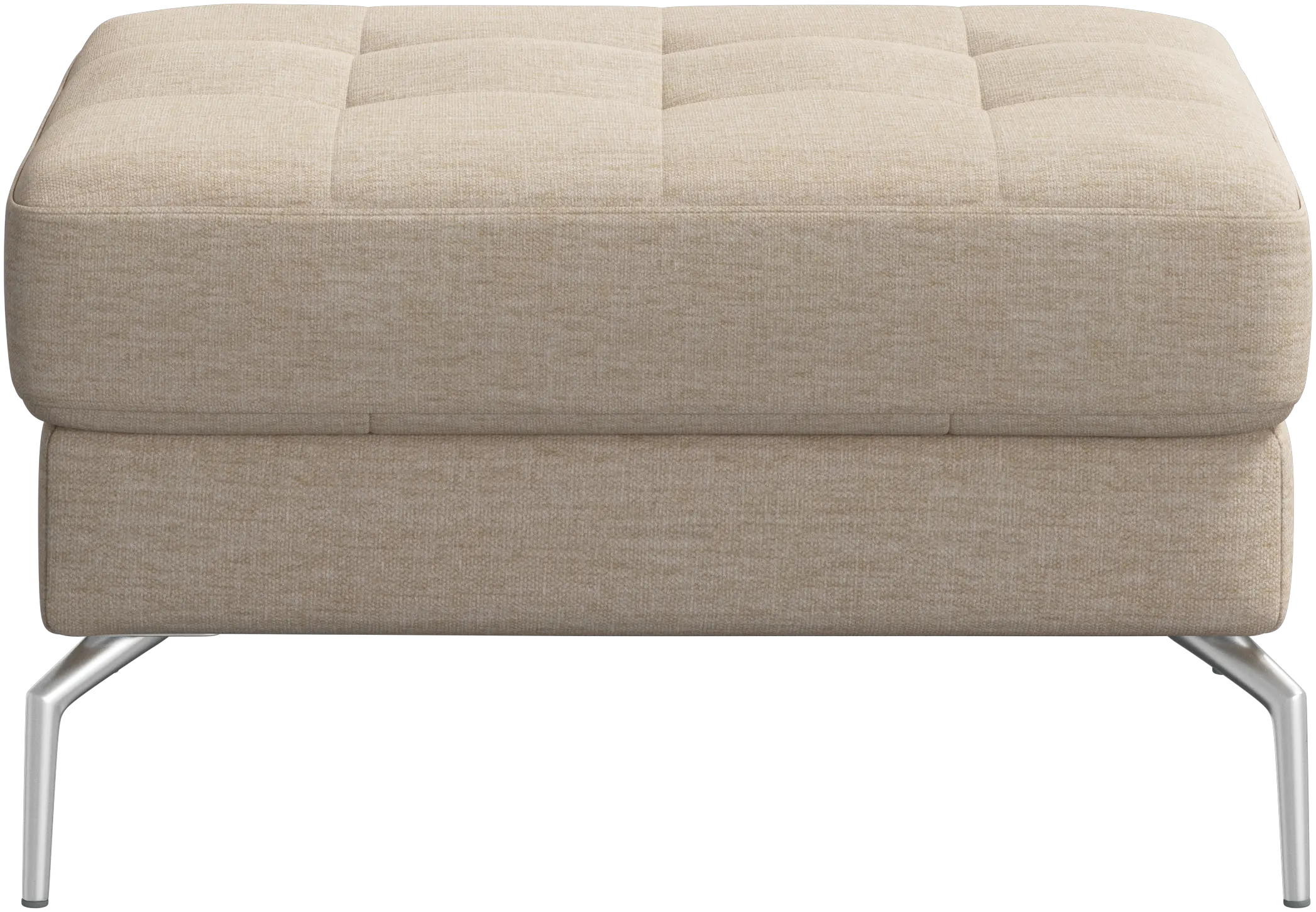 Osaka footstool, tufted seat