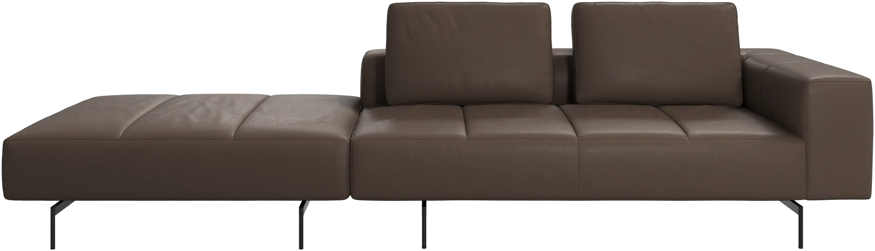 Canapé Amsterdam avec pouf sur la gauche